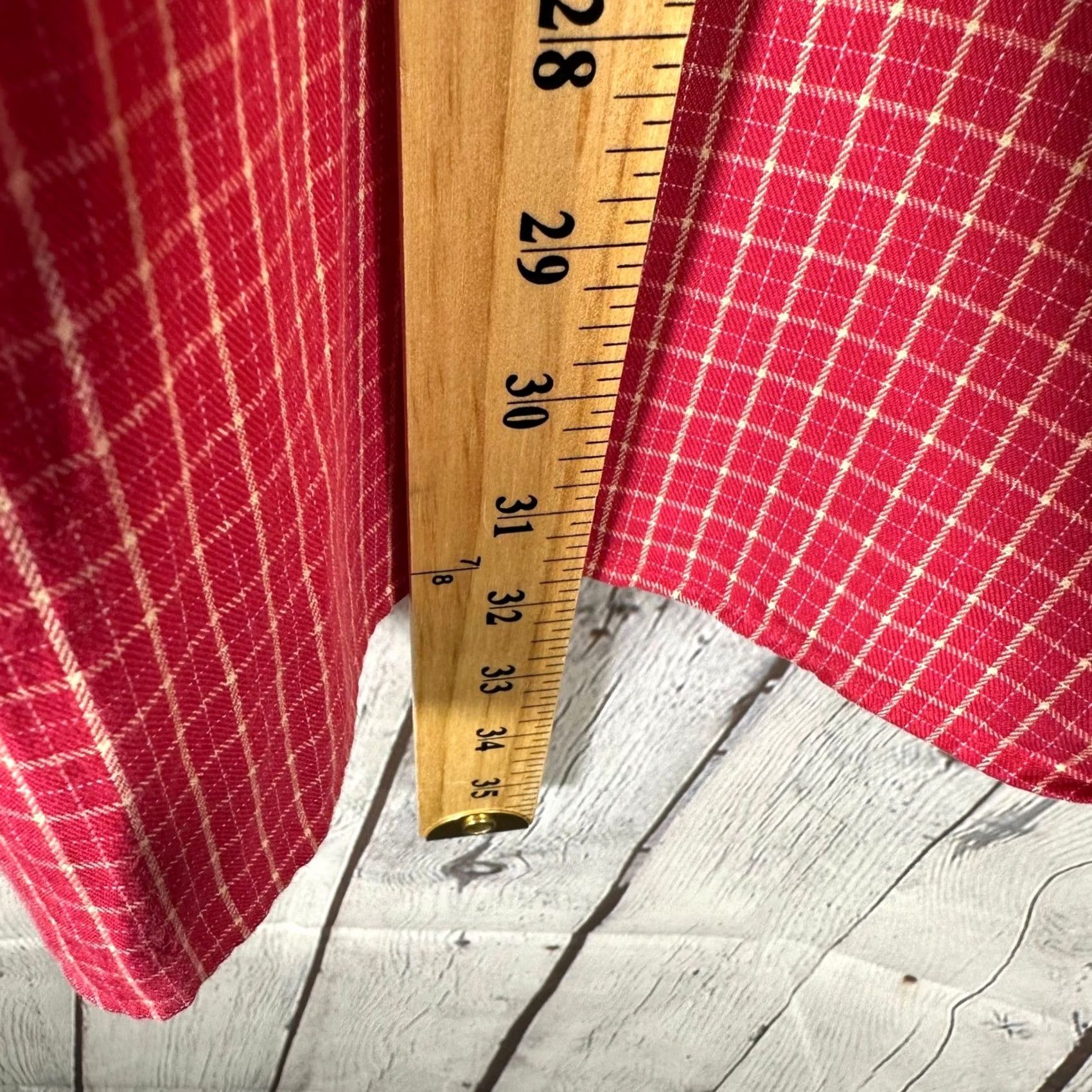 Pendleton Pendleton Red Grid Check Button Down Shirt XL Mens Regular Cotton Long Sleeve Size US XL / EU 56 / 4 - 5 Thumbnail