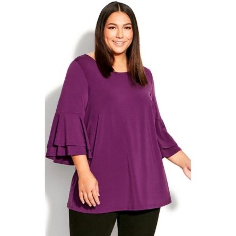 Target Basics Pink Rose | Build Your Dream Ruffle Top | Large Size L / US 10 / IT 46 - 7 Thumbnail