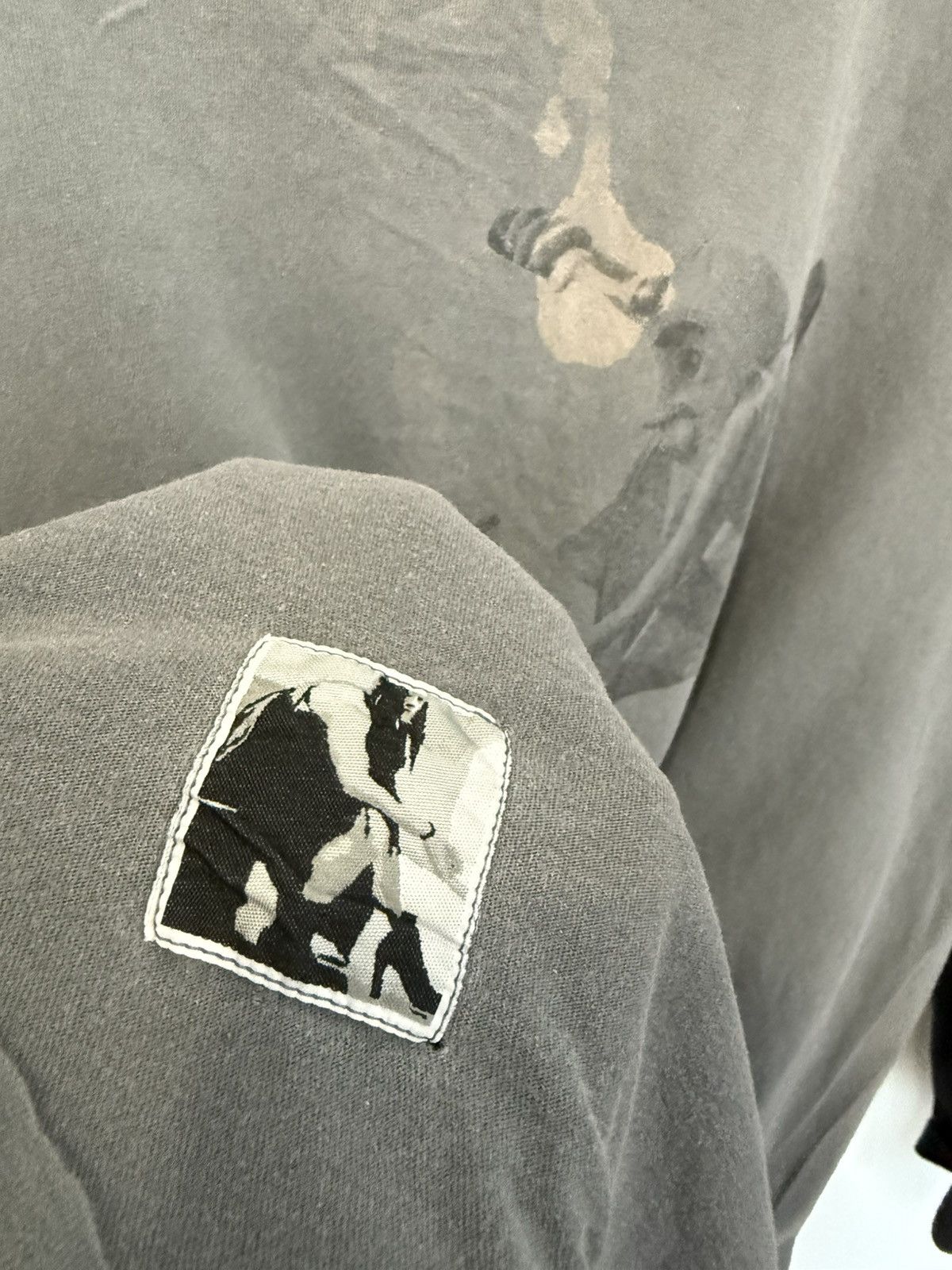 Rick Owens Drkshdw Rick Owens DRKSHDW Bleached Hot Dog Tee Size US M / EU 48-50 / 2 - 3 Thumbnail
