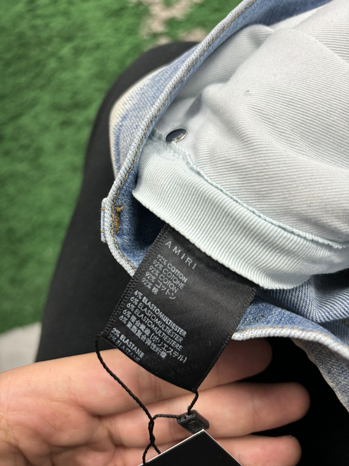 Amiri Amiri blue bandana patch 31 Size US 31 - 3 Thumbnail