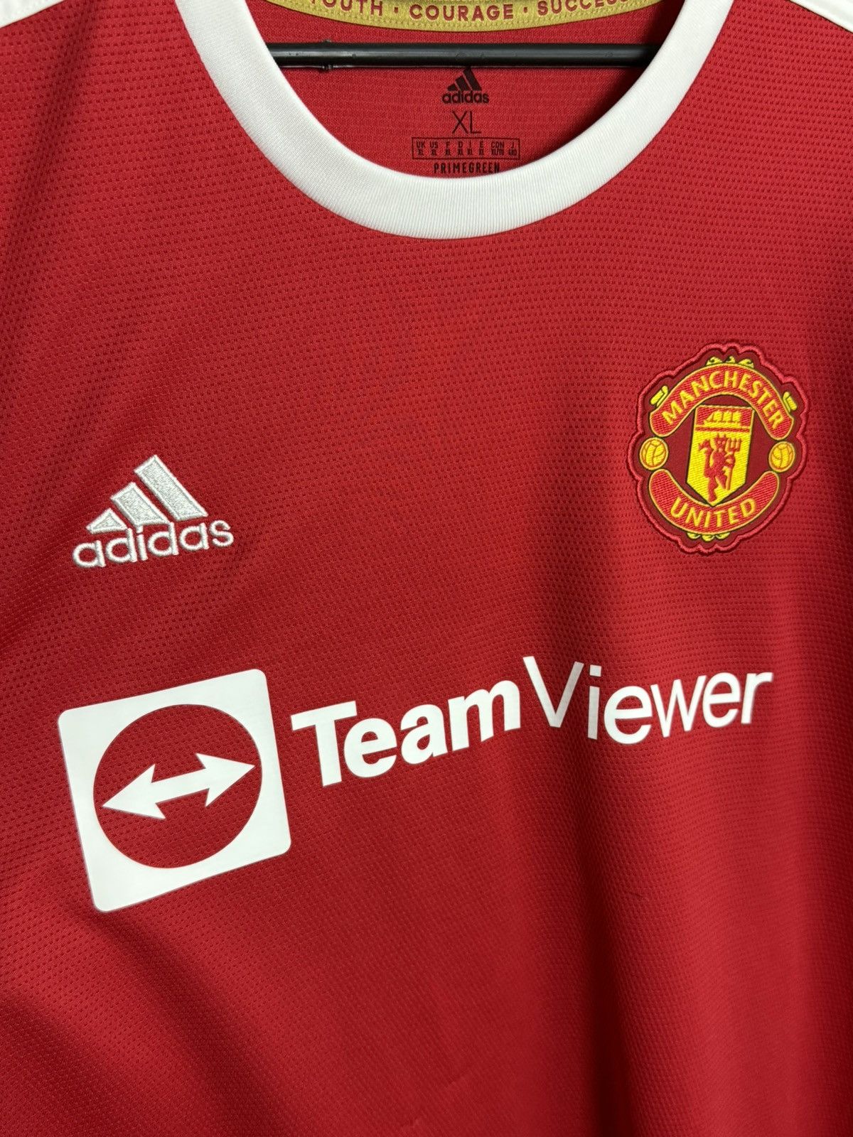 Adidas Manchester United 21/22 Home Shaw Football Jersey T-Shirt Size US XL / EU 56 / 4 - 4 Thumbnail