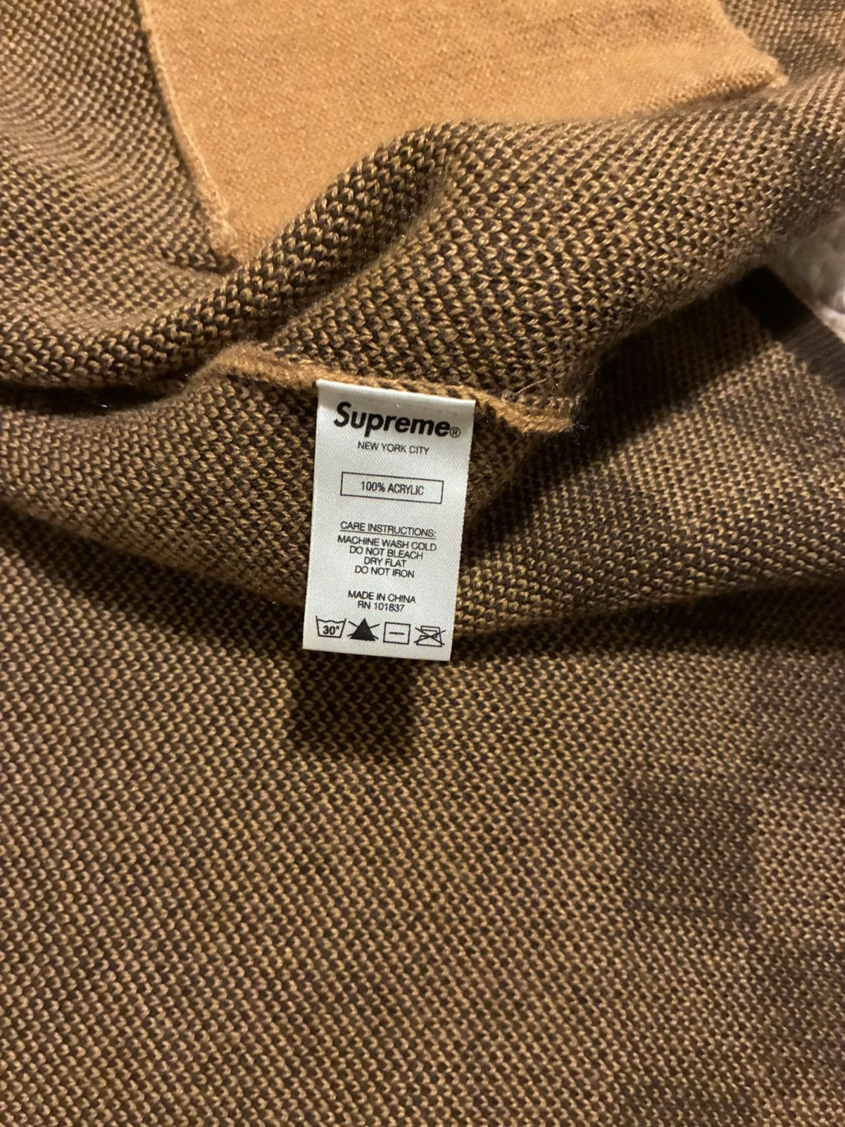 Supreme Supreme Checkered Mohair Cardigan Size US L / EU 52-54 / 3 - 5 Thumbnail