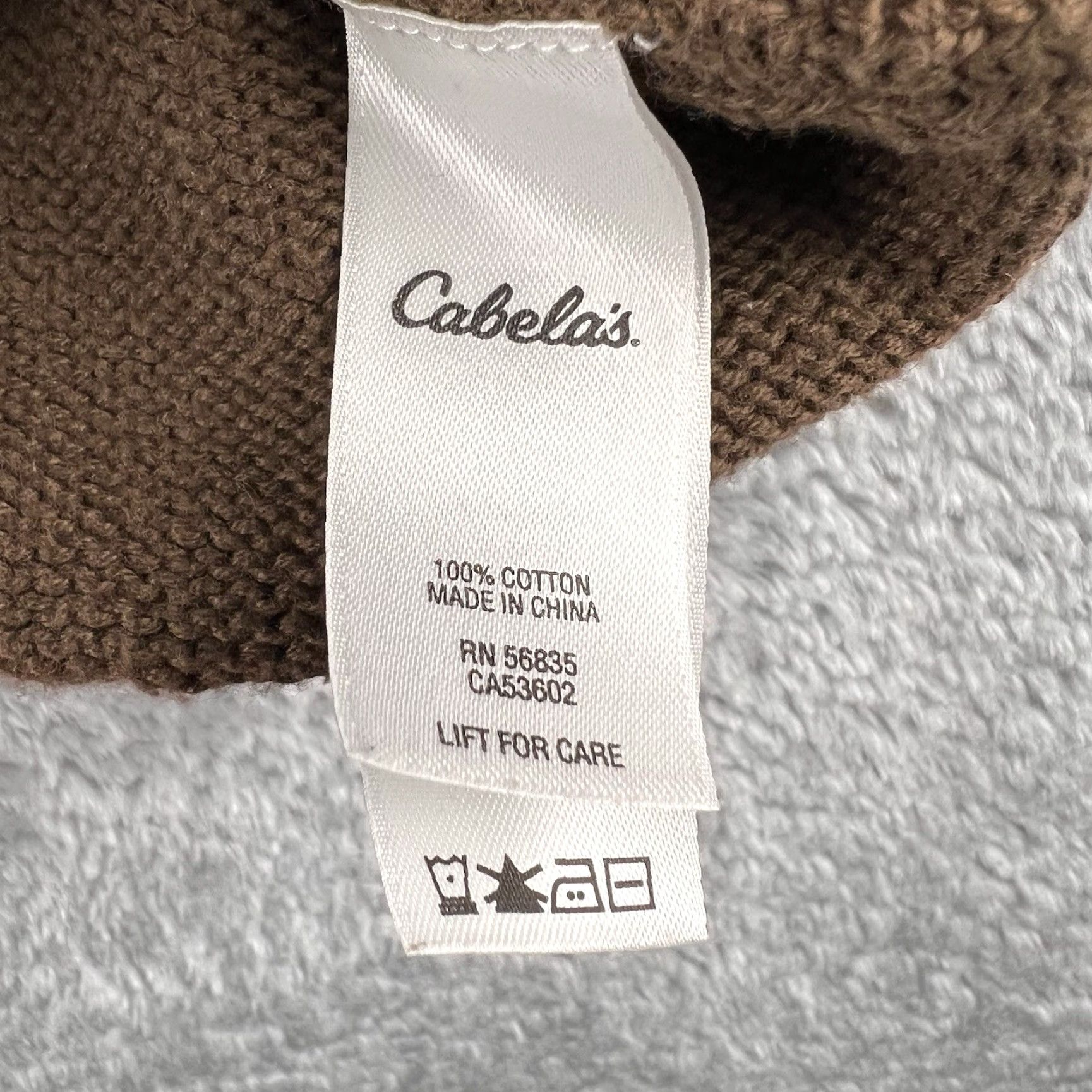Vintage Cabela's Sweater Vest Mens Medium Brown Full Zip Knitted 100% Cotton Casual Pockets Size US M / EU 48-50 / 2 - 3 Thumbnail