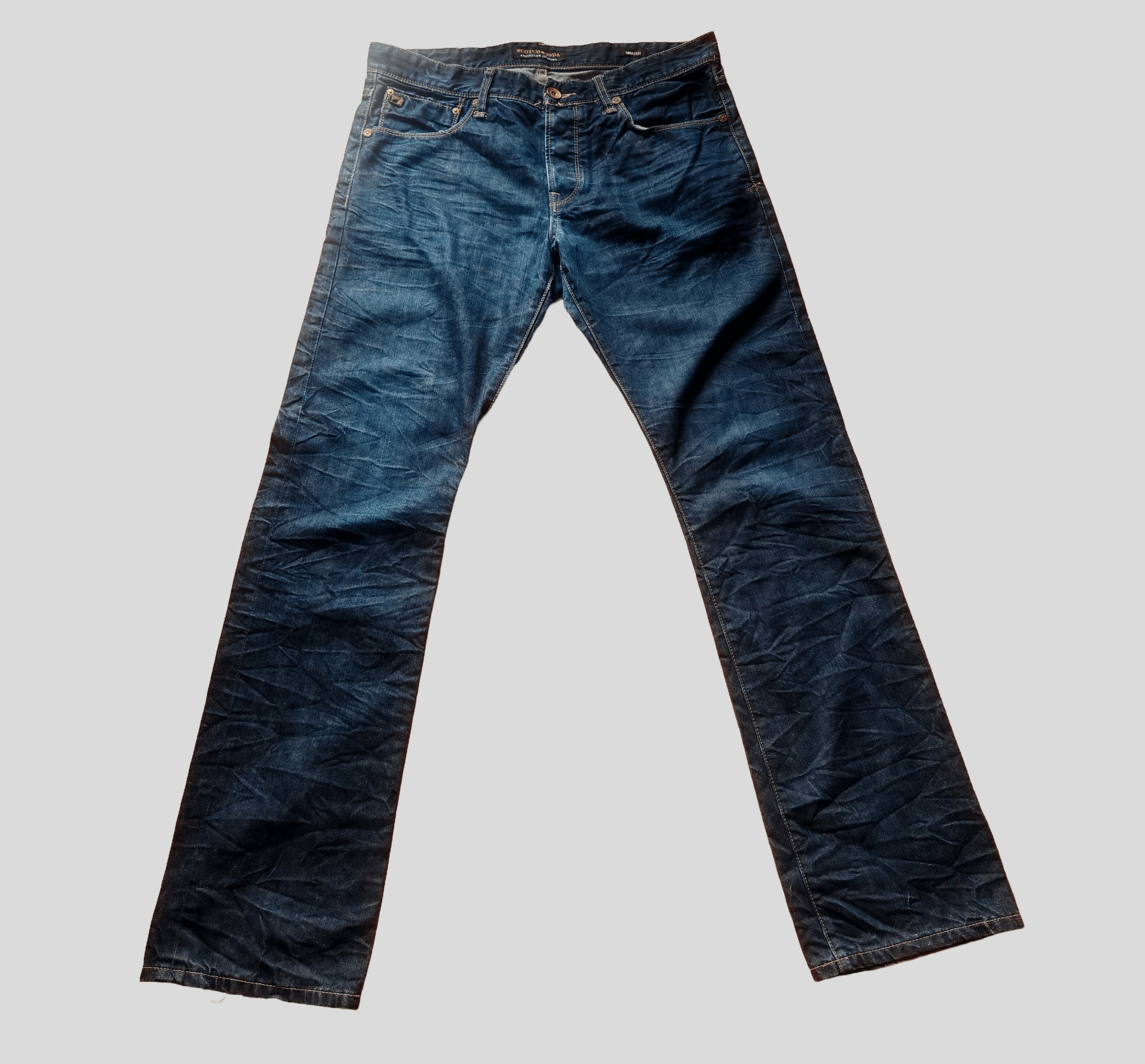Scotch & Soda Scotch & Soda Snatch Blue Straight Jeans sz 34/34 Size US 34 / EU 50 - 1 Thumbnail