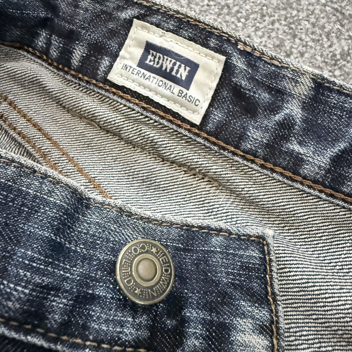 Kapital Vintage Edwin 403 Japanese Denim Distressed Fade Indigo Jean Size US 30 / EU 46 - 17 Thumbnail