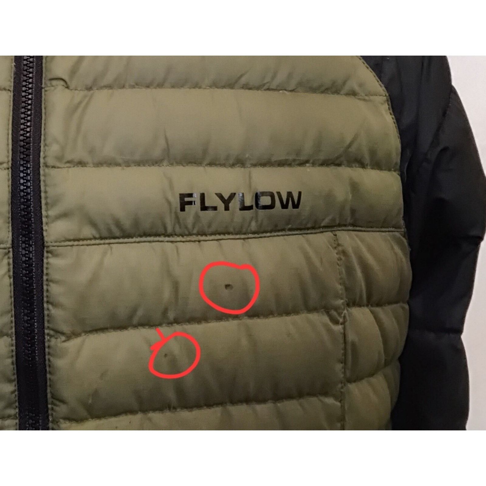 Flylow Flylow Goose Down Puffer Jacket Men's L Green/Black 600 FP Size US L / EU 52-54 / 3 - 13 Thumbnail
