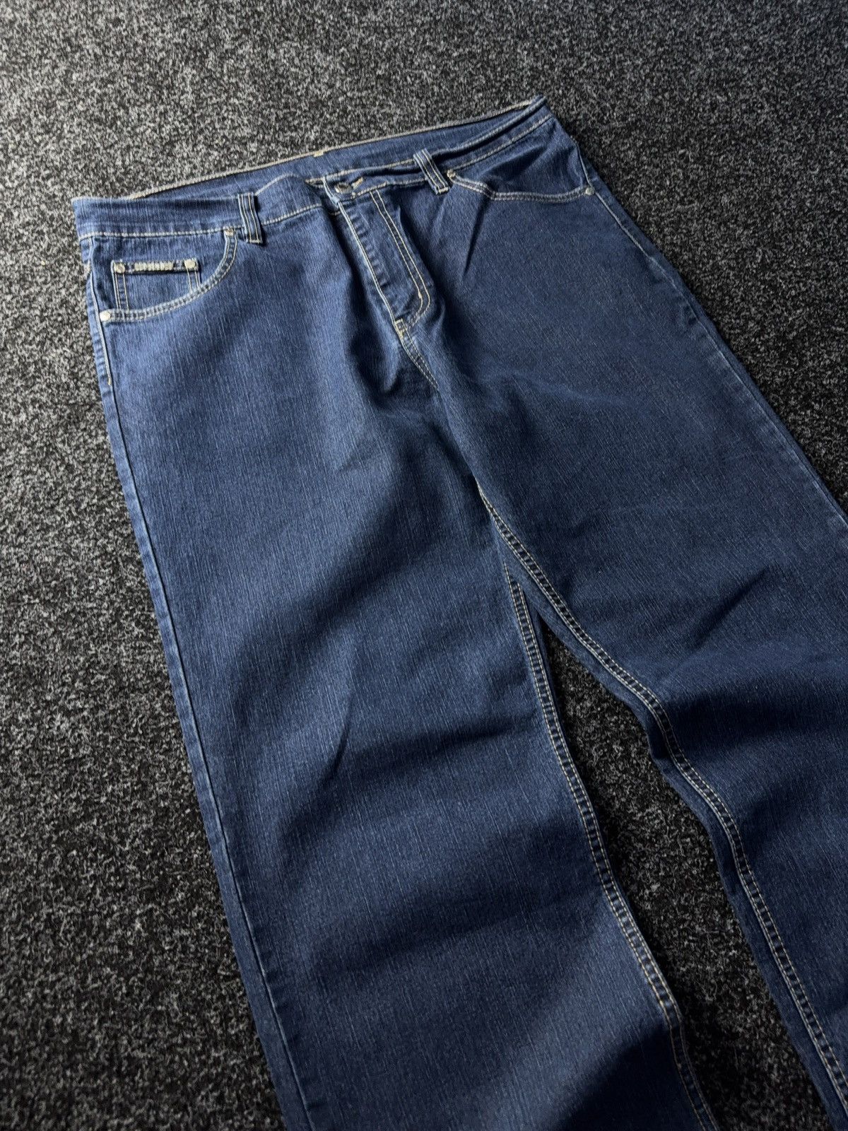 Hugo Boss Vintage 00s Retro Y2K Hugo Boss baggy denim pants Jeans Size US 38 / EU 54 - 3 Thumbnail