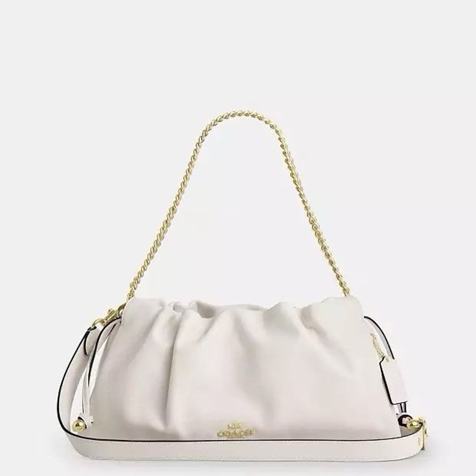 Coach NWT Coach Faye Large Shoulder Bag CCE68 Gold/Chalk Size ONE SIZE - 10 Thumbnail