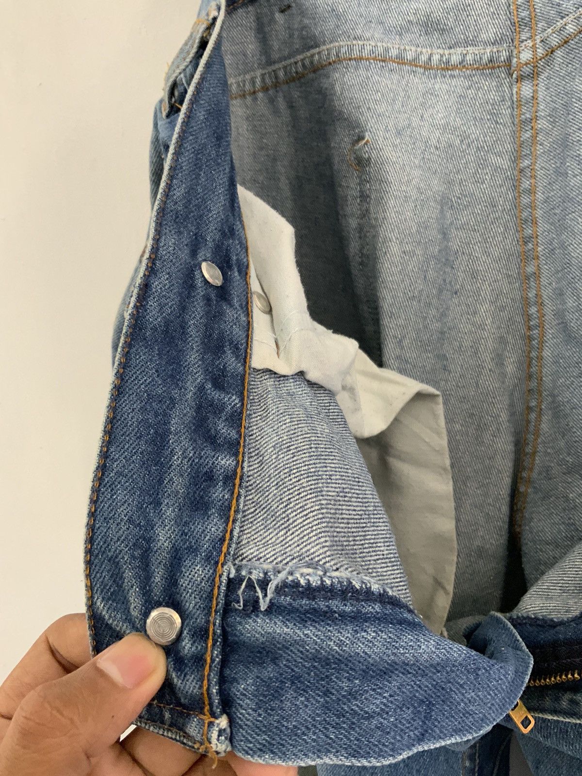Unsound Rags Diamond Guest Sapko USA Work Vintage Denime Jeans Size US 38 / EU 54 - 14 Thumbnail