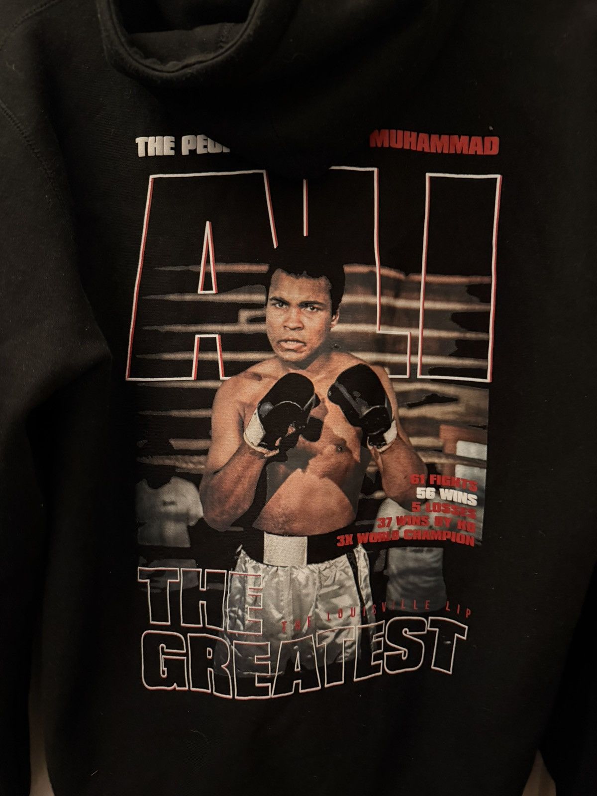 Shoe Palace Black Muhammad Ali hoodie Size US M / EU 48-50 / 2 - 2 Thumbnail