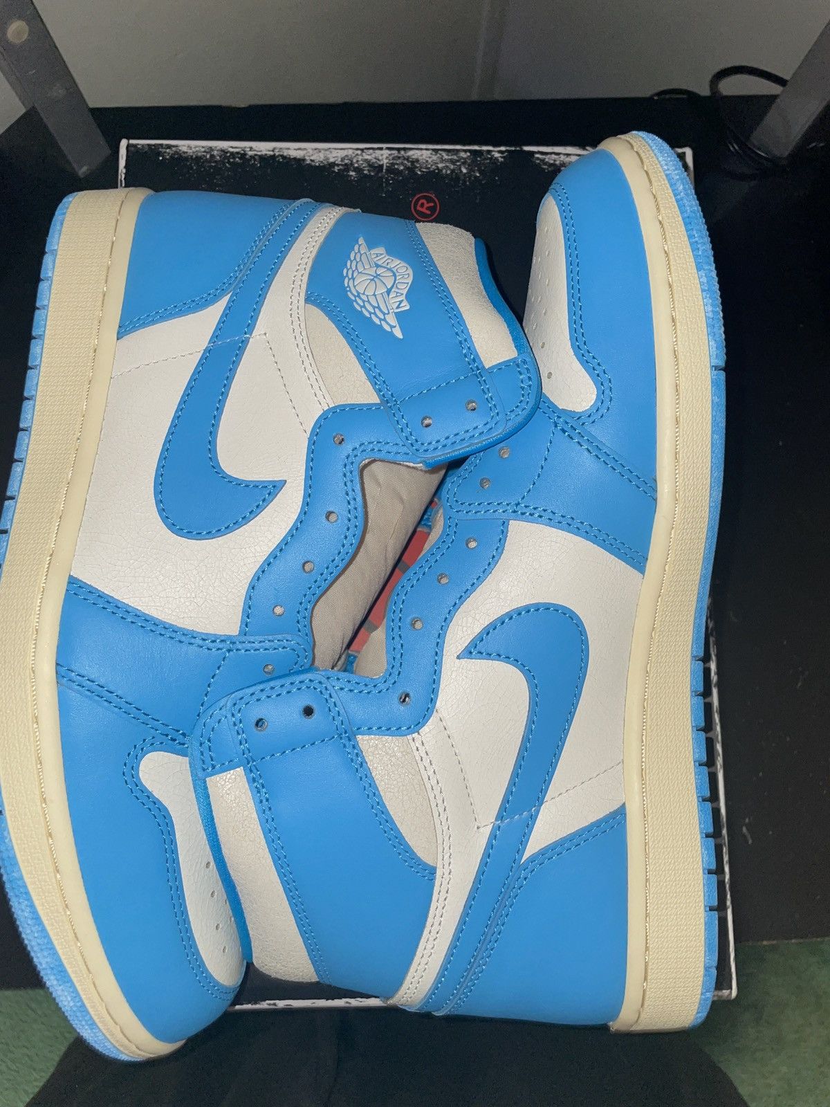 Jordan Brand × Nike × Retrofit AIR JORDAN 1 UNC REIMAGINED 2025 Size US 11 / EU 44 - 3 Thumbnail