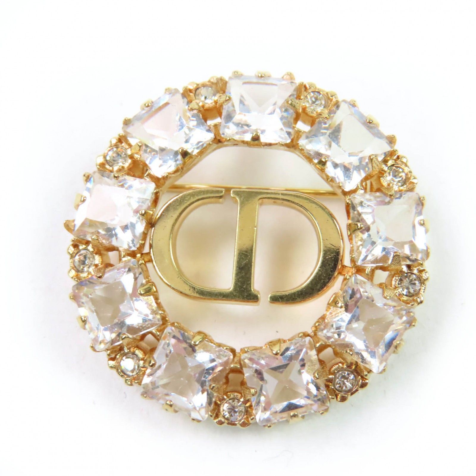 Dior Dior Christian Dior PETIT CD Brooch Metal Brooch Size ONE SIZE - 1 Thumbnail