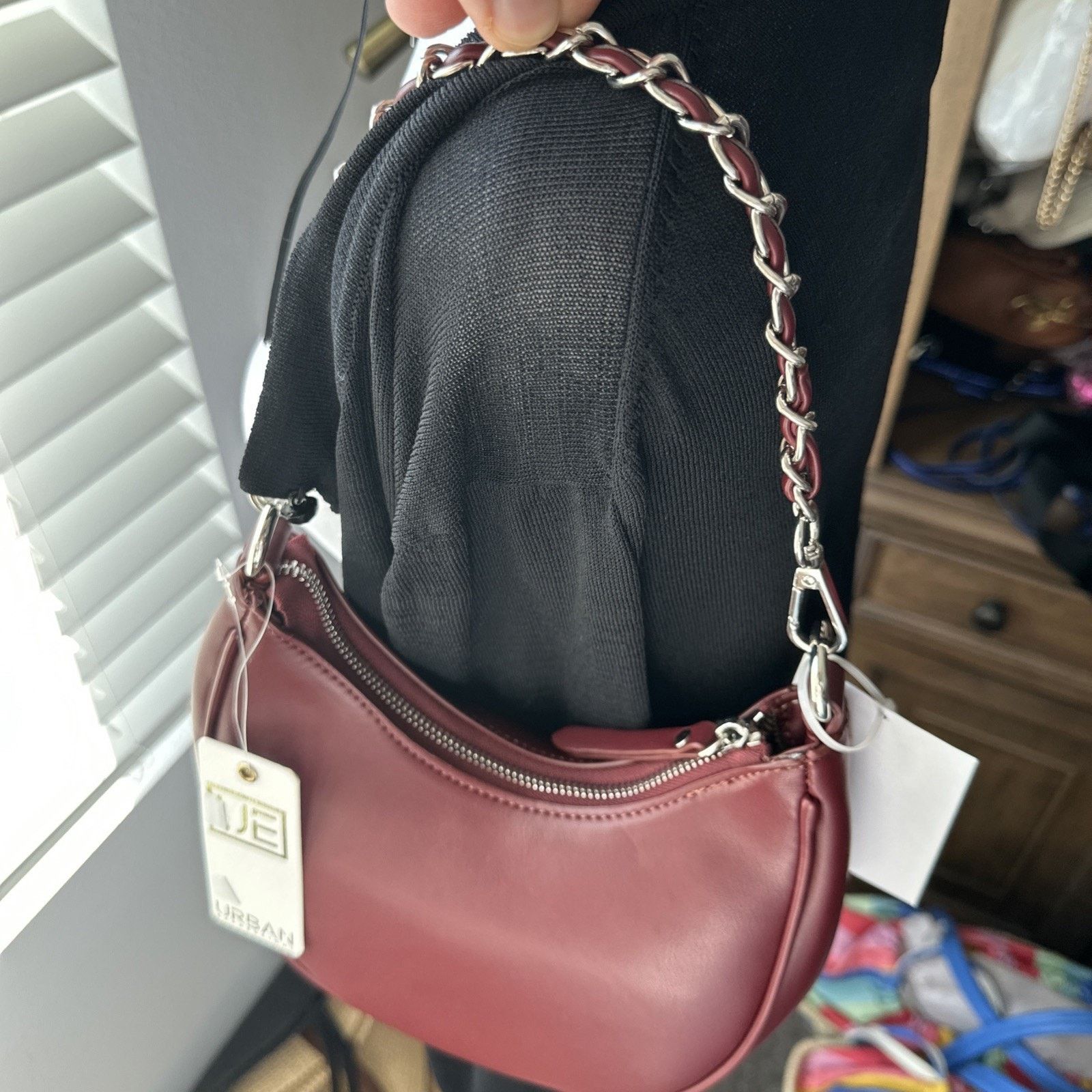Other URBAN EXPRESSIONS Emily crescent faux-leather crossbody $70 Size ONE SIZE - 1 Thumbnail