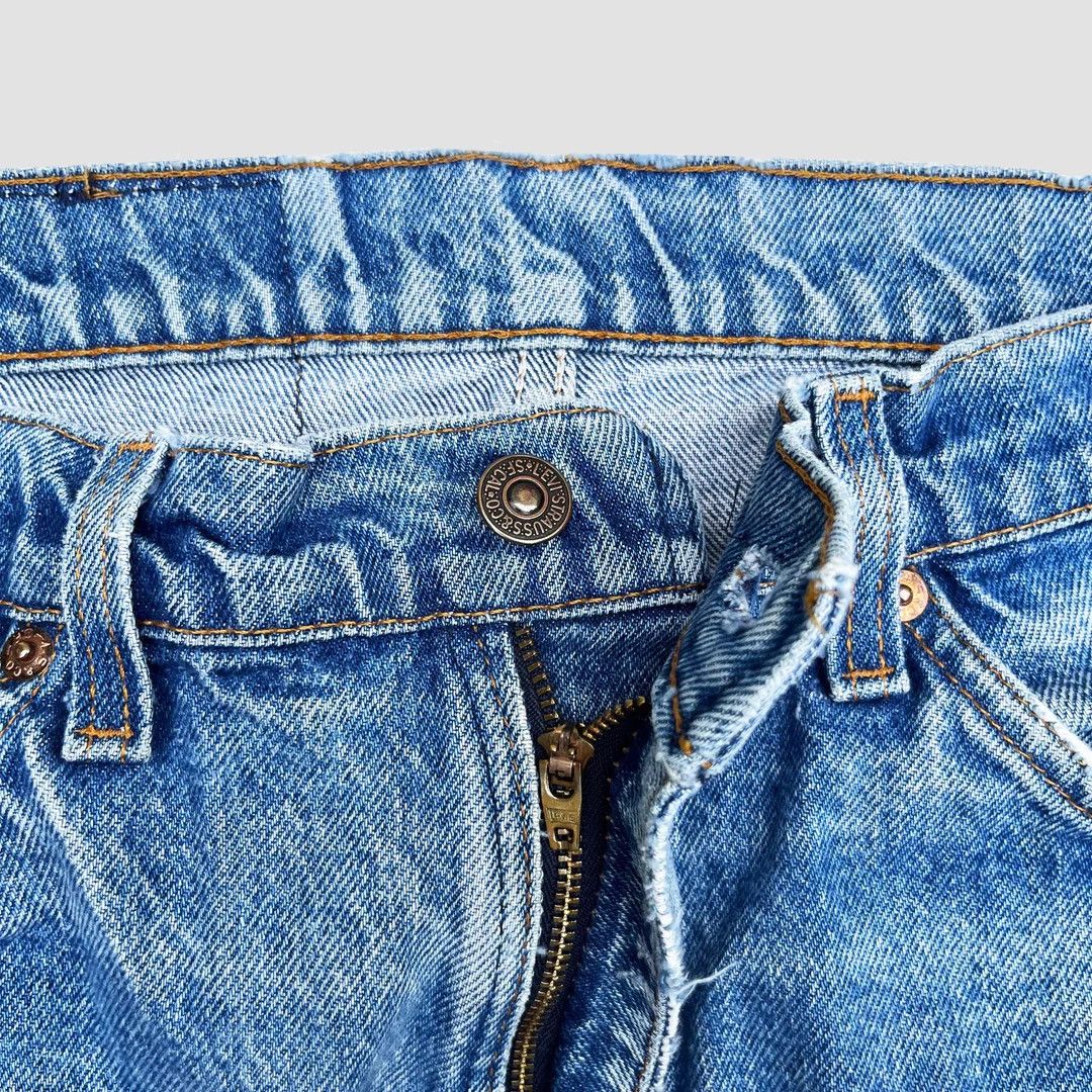 Levi's × Vintage Levi’s 505 1970 70s Vintage W33 L29 USA Made Denim Jeans Size US 33 - 3 Thumbnail