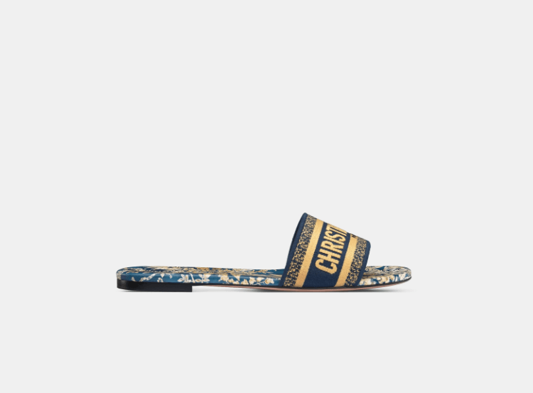 o1w1db10625 KCQ209 Dway Slides in Navy Blue/Beige