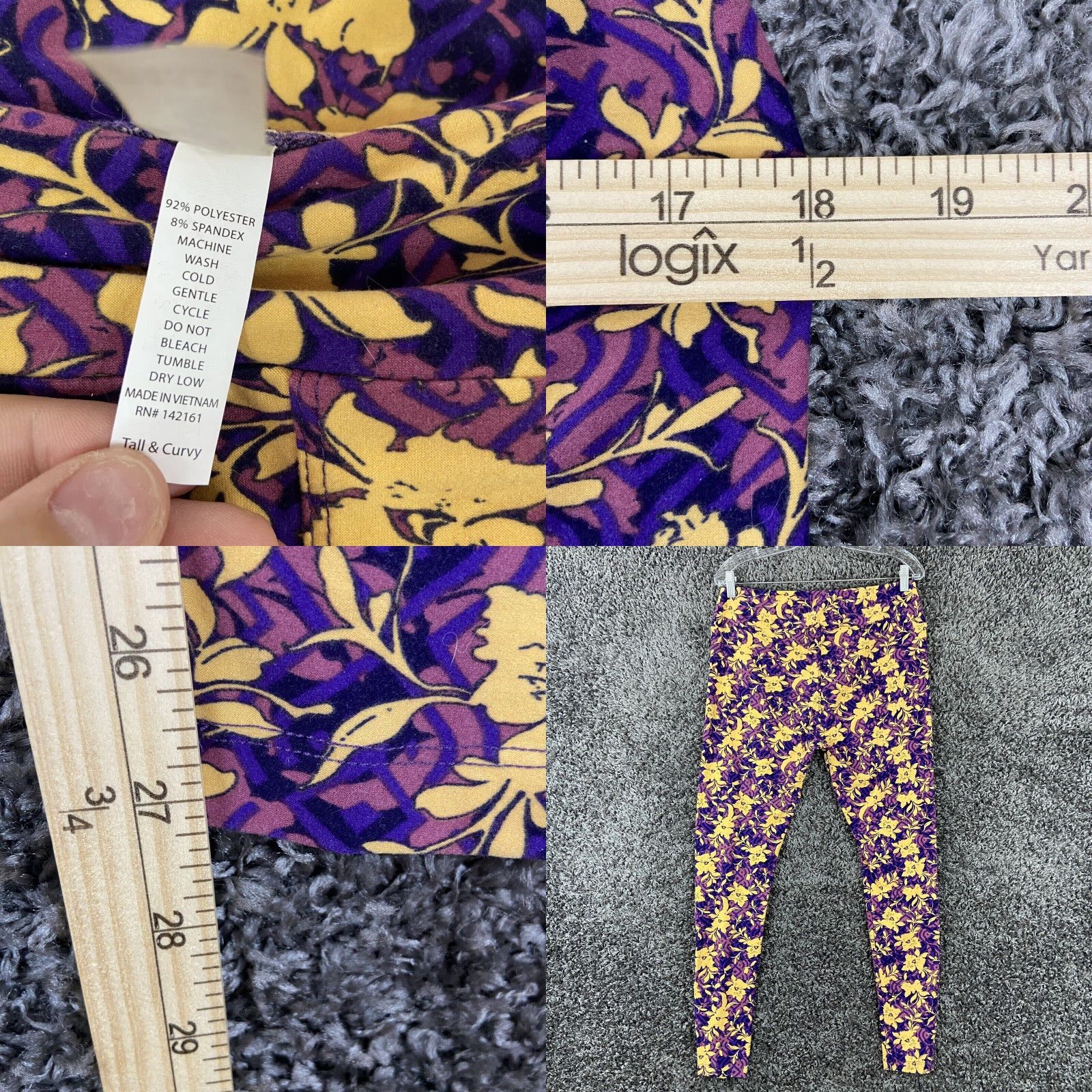 Vintage VINTAGE LuLaRoe Tall & Curvy Leggings Shirt? Size 40" / US 18 - 8 Thumbnail