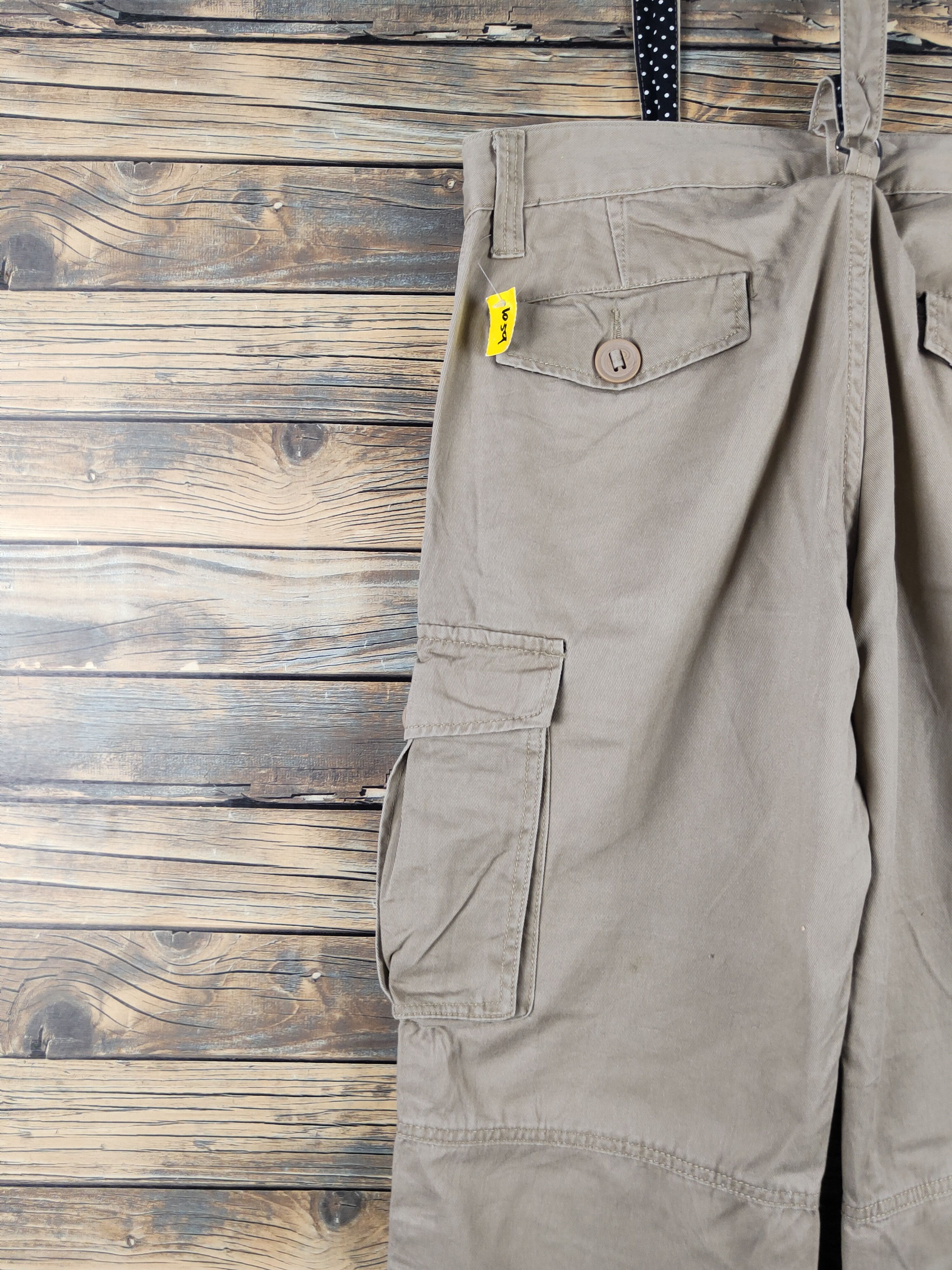 Japanese Brand DL Free Gate Beige Suspender Pants #1059 Size 32" / US 10 / IT 46 - 14 Thumbnail