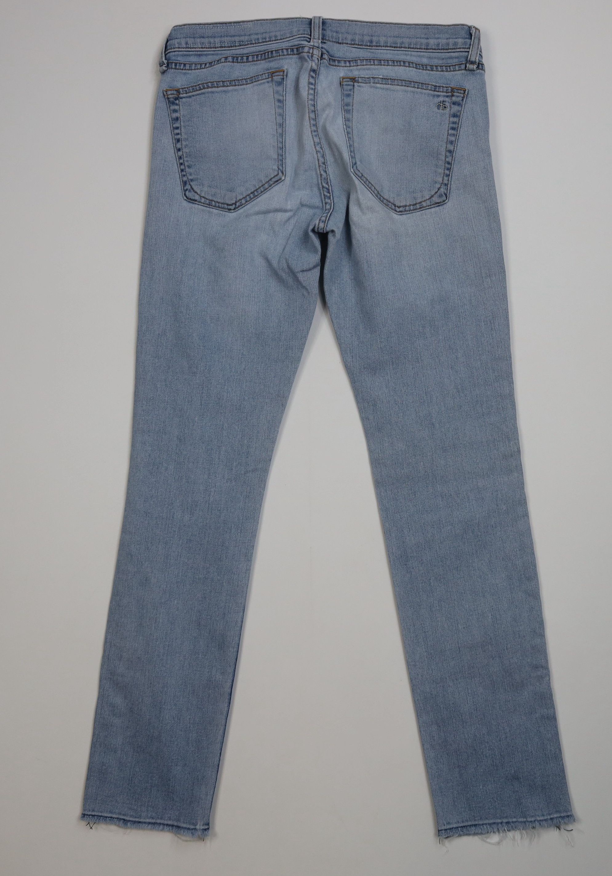 Rag & Bone rag & bone Low Rise Cropped Boyfriend Fit The Dre Jeans Blue Size 27" / US 4 / IT 40 - 9 Thumbnail