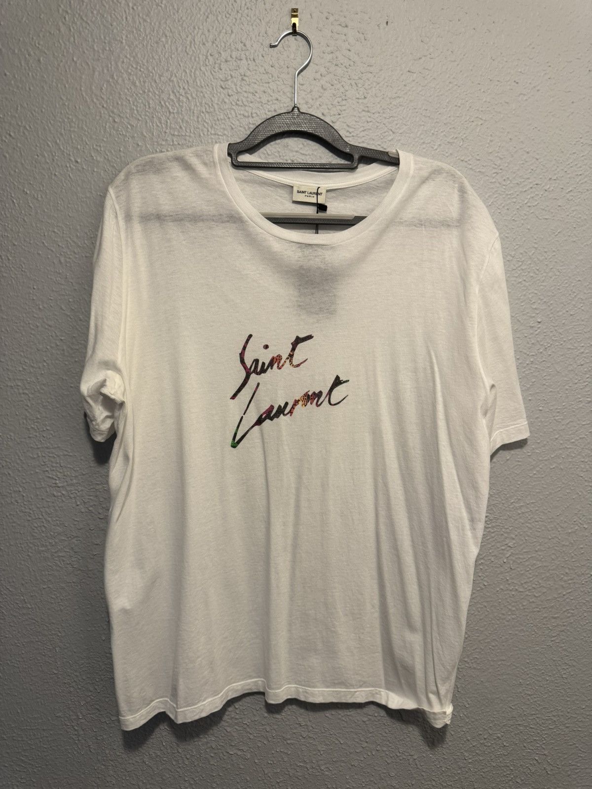 Saint Laurent Paris × Yves Saint Laurent Saint Laurent Leopard Miami Logo Tee Size US XXL / EU 58 / 5 - 1 Thumbnail