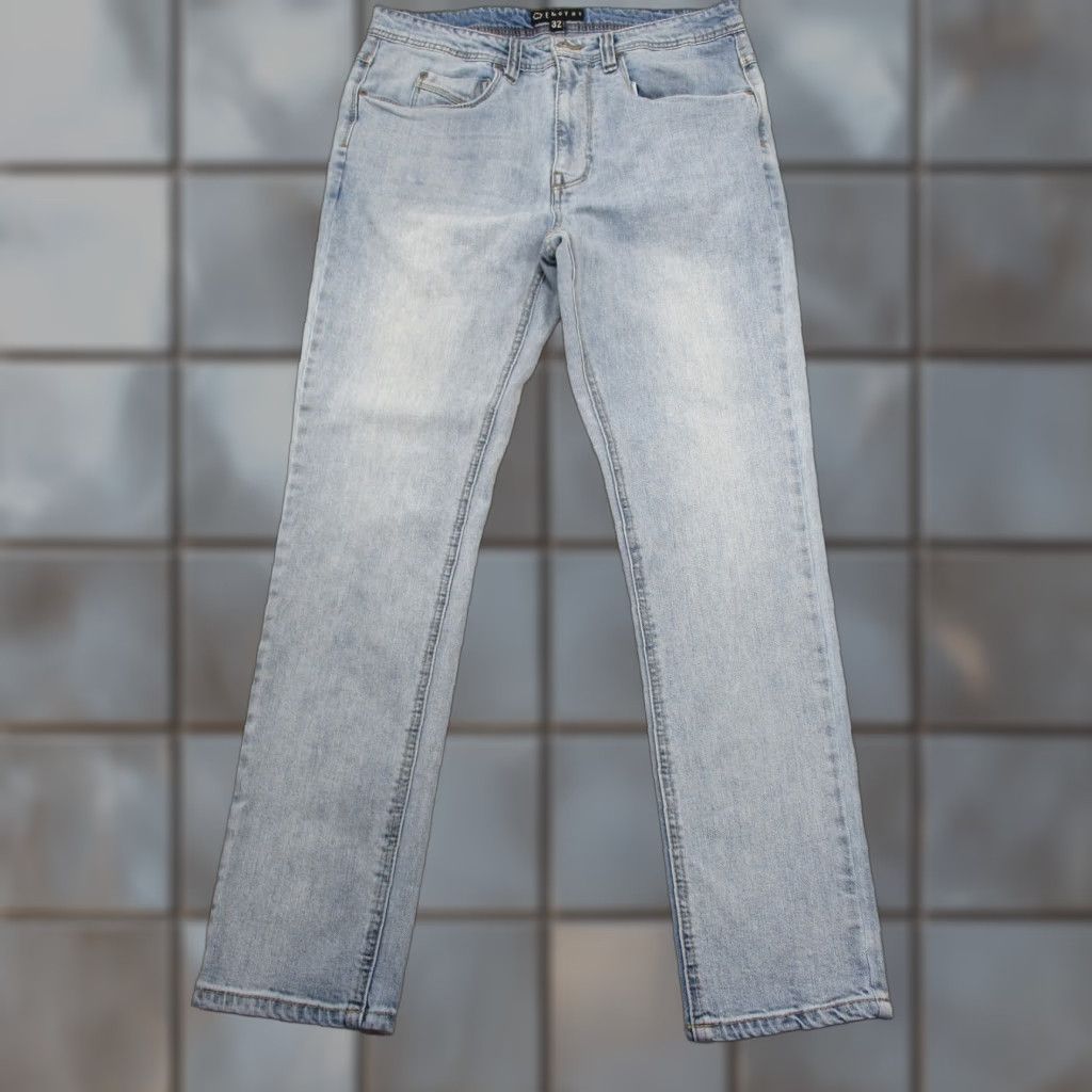 Empyre Empyre Verge Jeans Distressed Light Blue Denim Mens 32x29 Streetwear Size US 32 / EU 48 - 1 Thumbnail