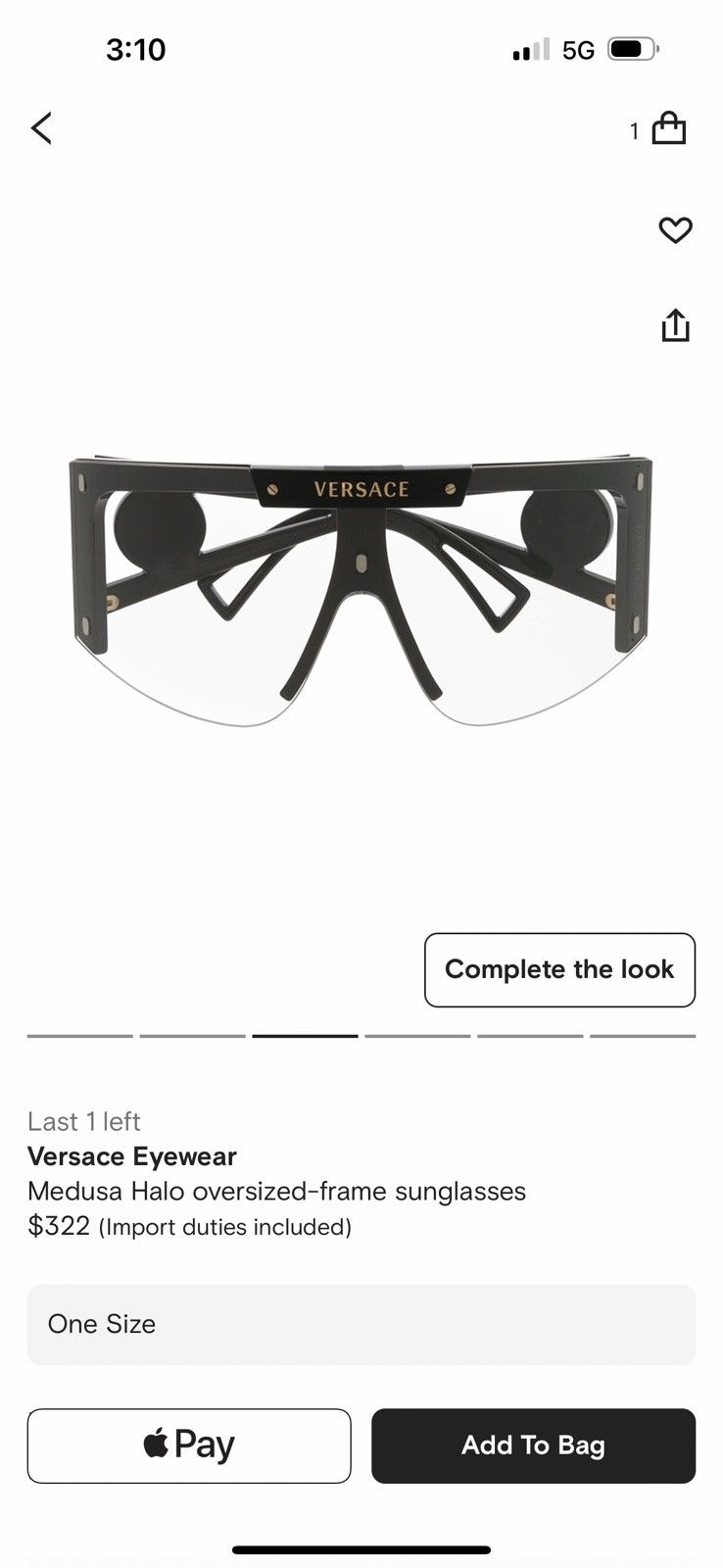 Versace Versace Medusa Halo Sunglasses | Grailed