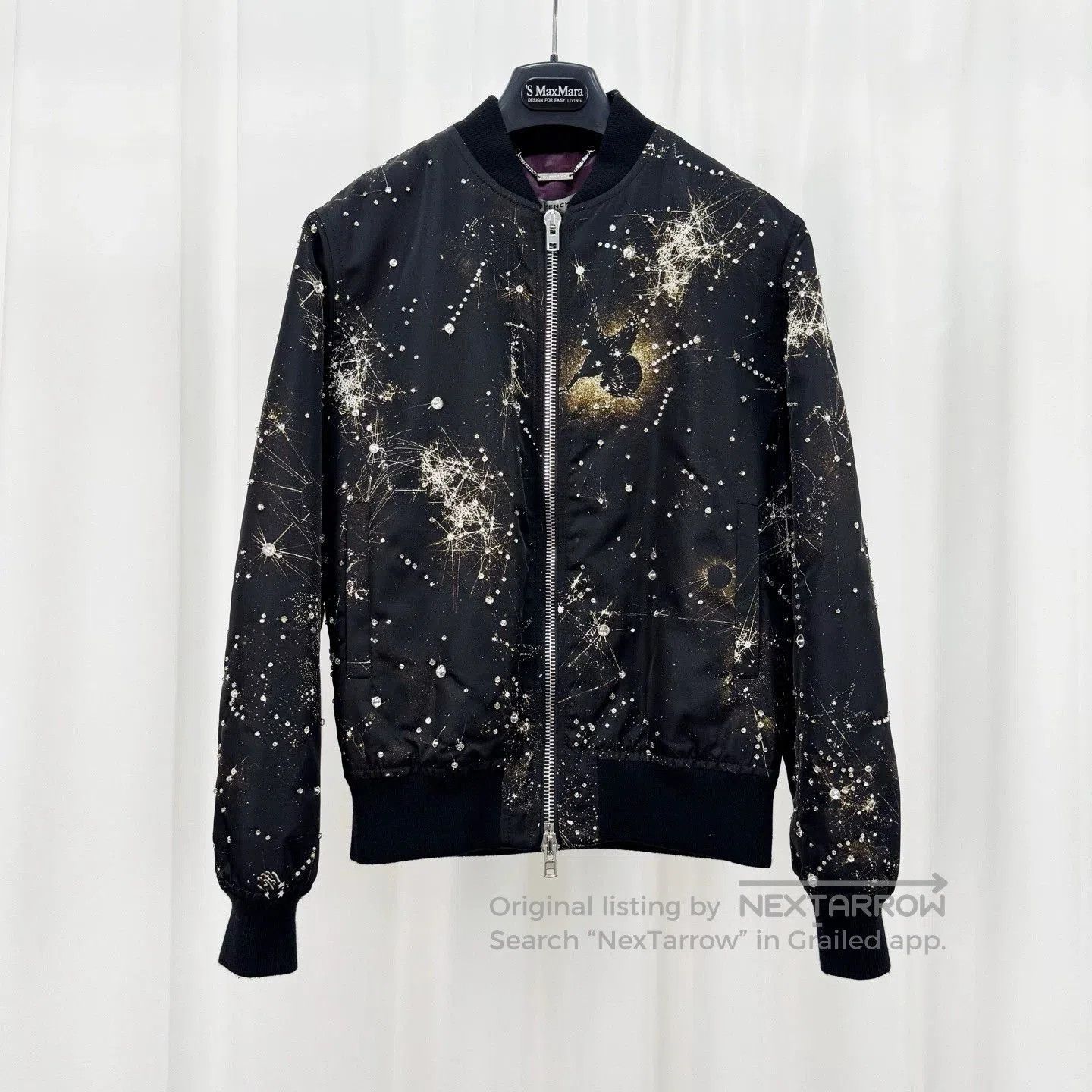 Givenchy givenchy starry embellished bomber jacket. Size US S / EU 44-46 / 1 - 1 Thumbnail