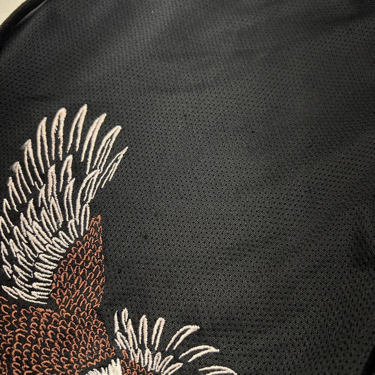 Pacsun Pacsun Shorts Black Eagle Embroidered Gym Stretch Pockets Size US 32 / EU 48 - 6 Thumbnail