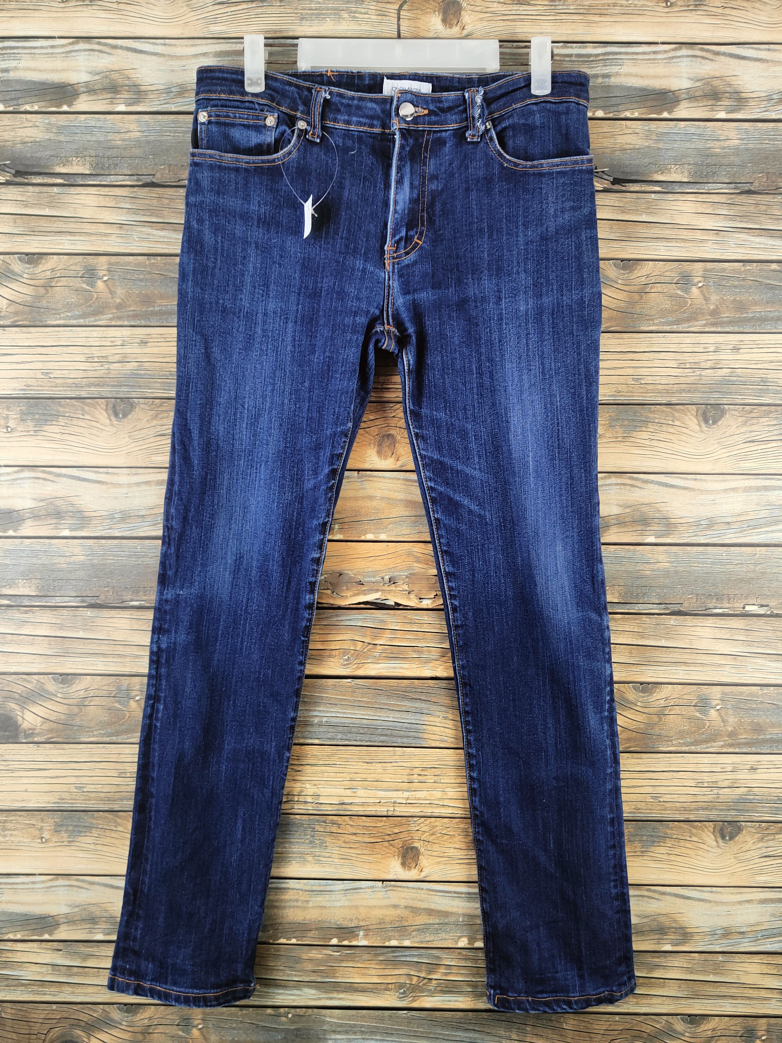 Ovadia & Sons Ovadia & Sons Blue Distressed Ripped Jeans #S2913 Size US 31 - 1 Thumbnail