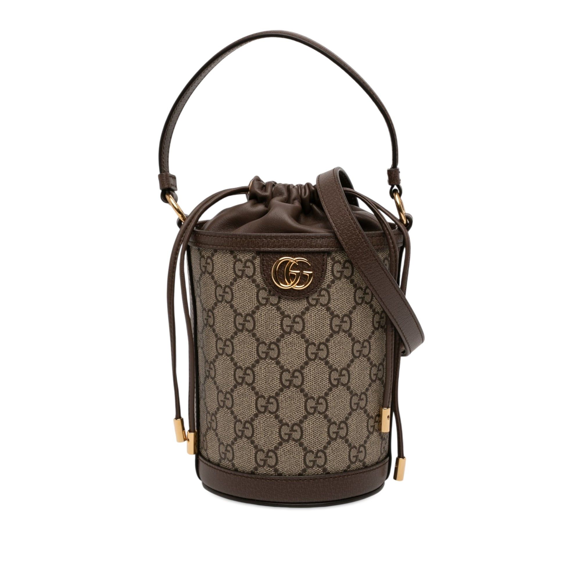 Gucci Mini GG Supreme Ophidia Bucket Bag Size ONE SIZE - 1 Thumbnail