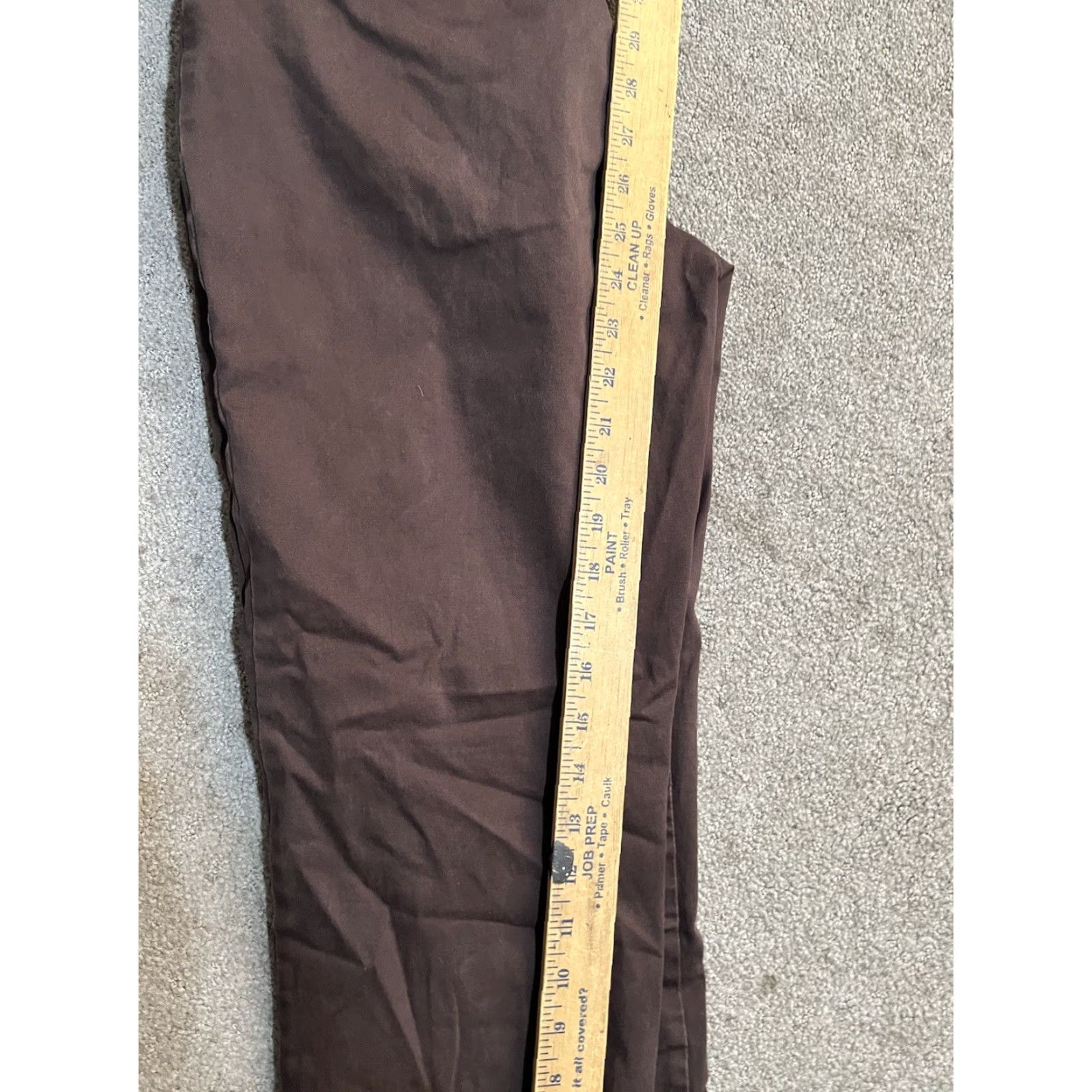 Lee Lee Pants Women Relaxed Fit Straight Leg 6P Brown Mid Rise Trousers Dress Pants Size 28" / US 6 / IT 42 - 7 Thumbnail