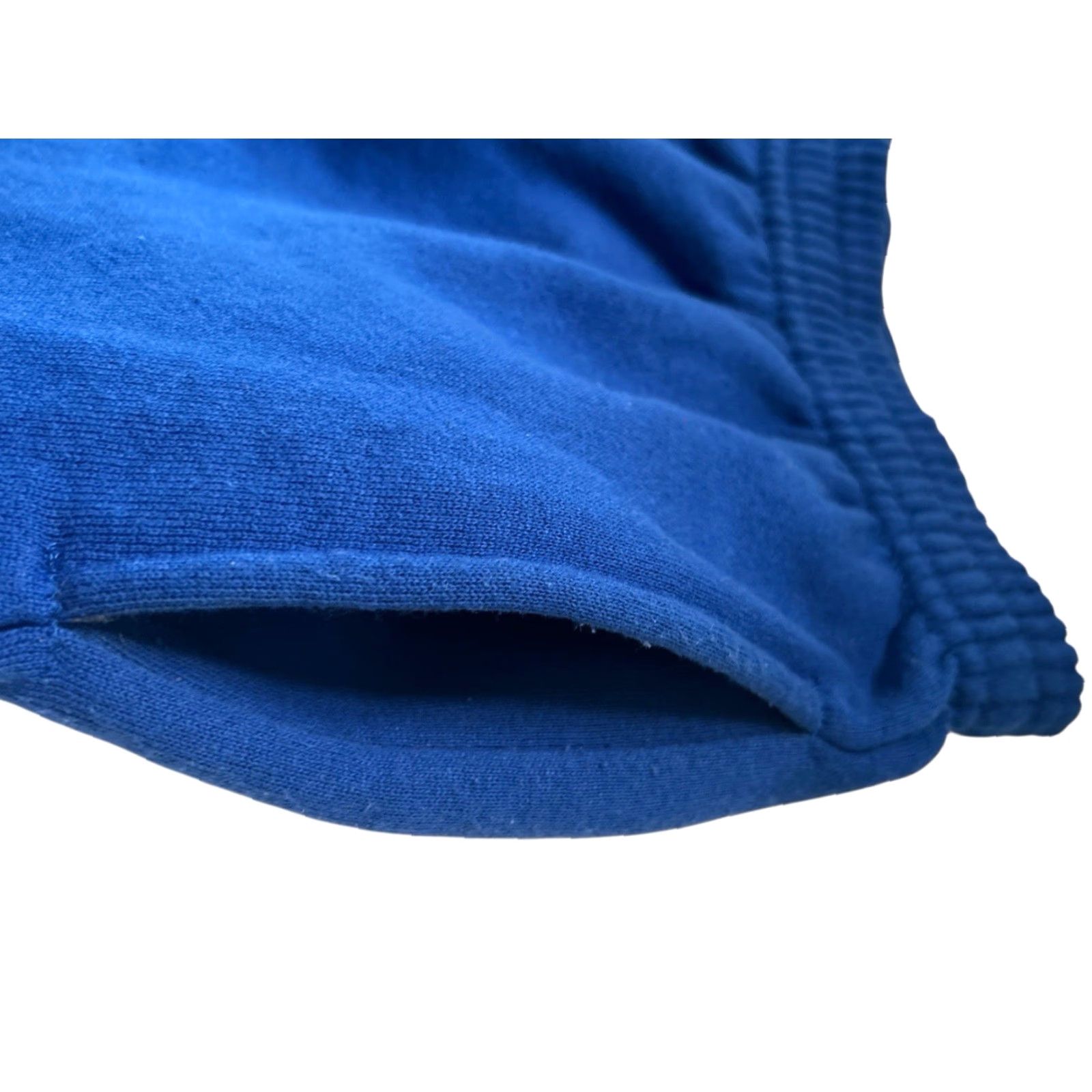 Russell Athletic VINTAGE Russell Athletic Coaches Shorts Mens M Blue 90s USA Drawstring Side Pockets White Red Flocked Logo Size US 31 - 4 Thumbnail