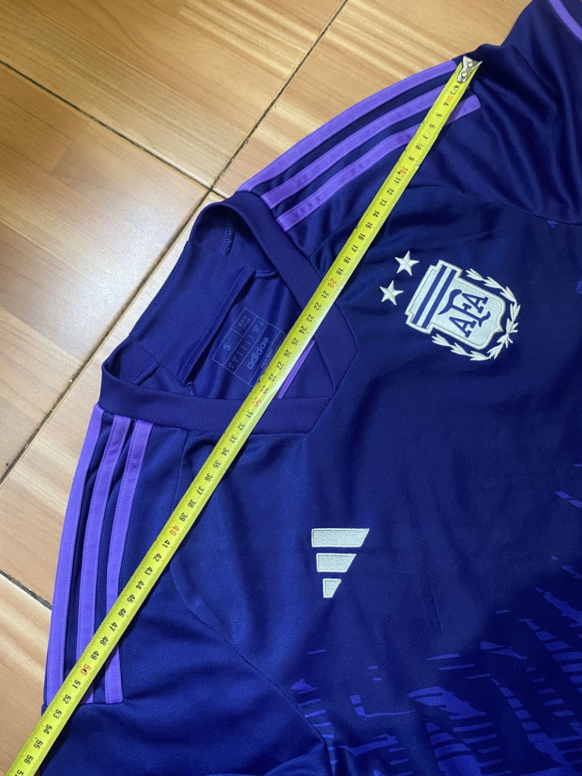Adidas Adidas Argentina 2022 World Cup #10 Messi Away Shirt Jersey Size US S / EU 44-46 / 1 - 14 Thumbnail