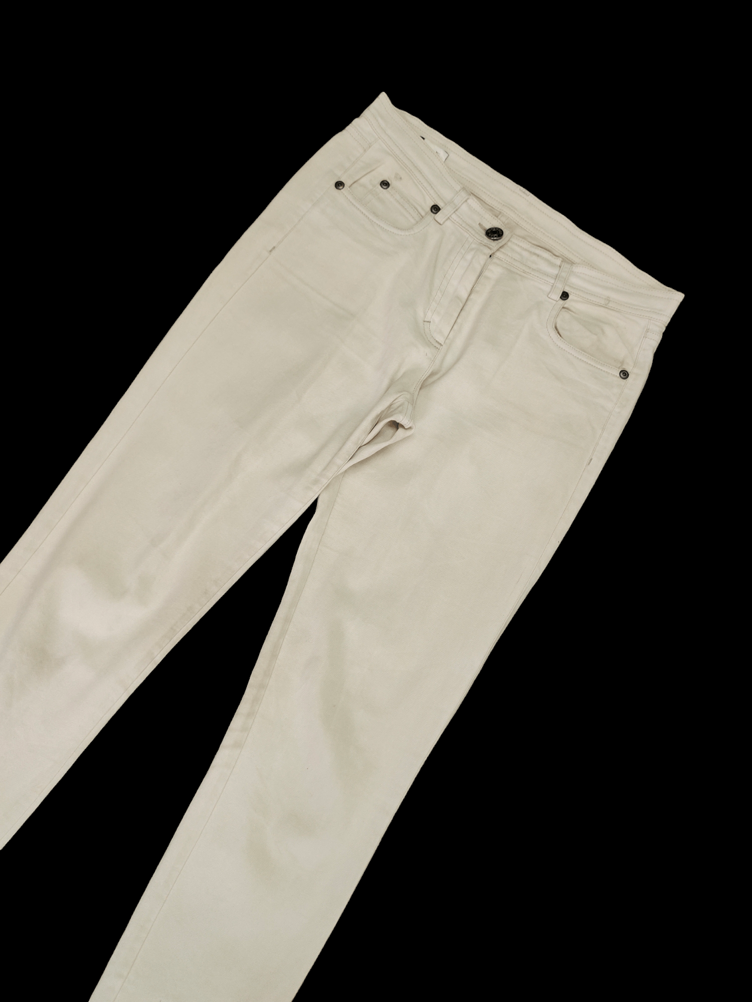 Jil Sander Jil Sander Lampo Zipper Navy Cream Denim Pants Skinny Fit Size 28" / US 6 / IT 42 - 5 Thumbnail