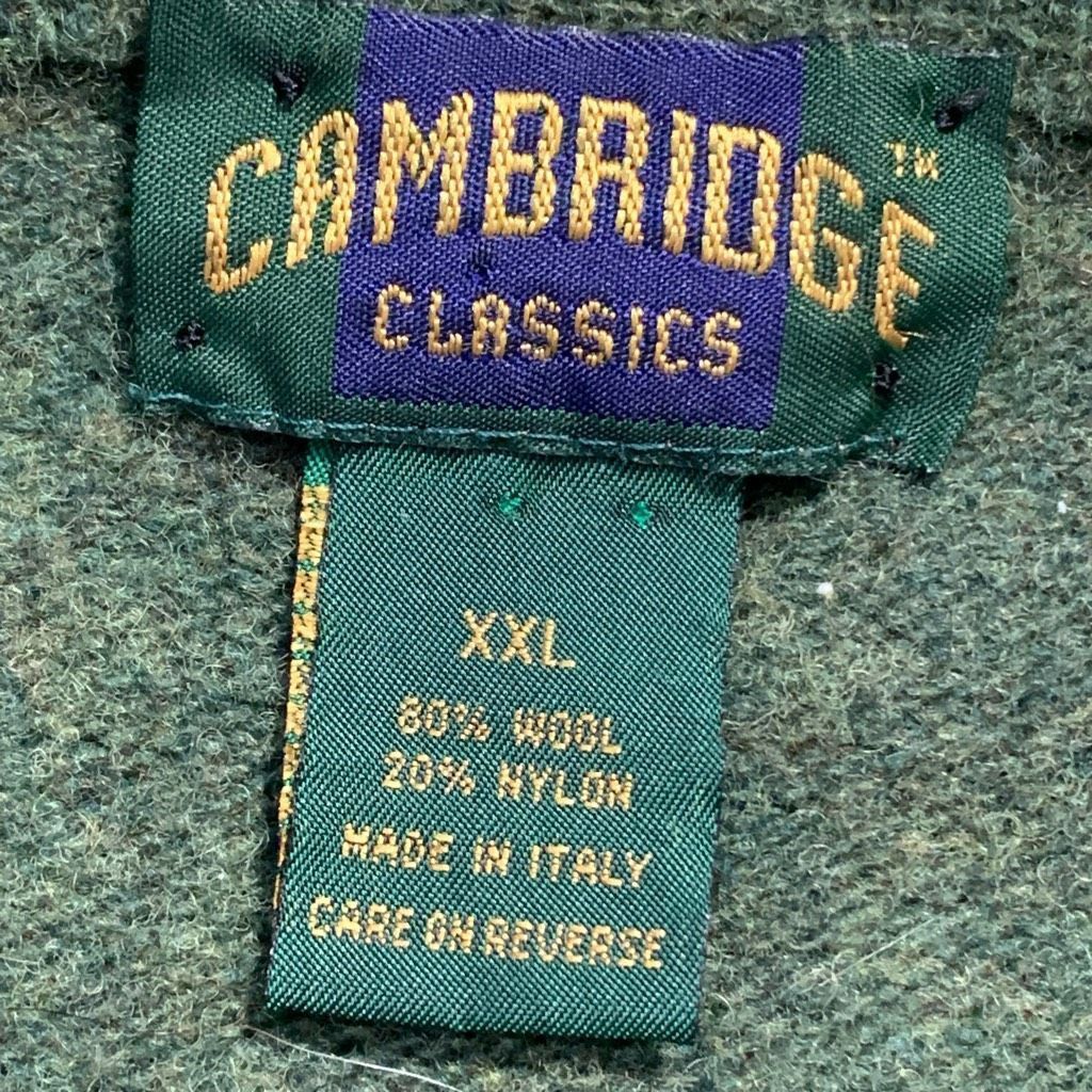 Vintage Vintage Cambridge Classics Green Wool Blend Pullover Knit Vn Size US XXL / EU 58 / 5 - 7 Thumbnail