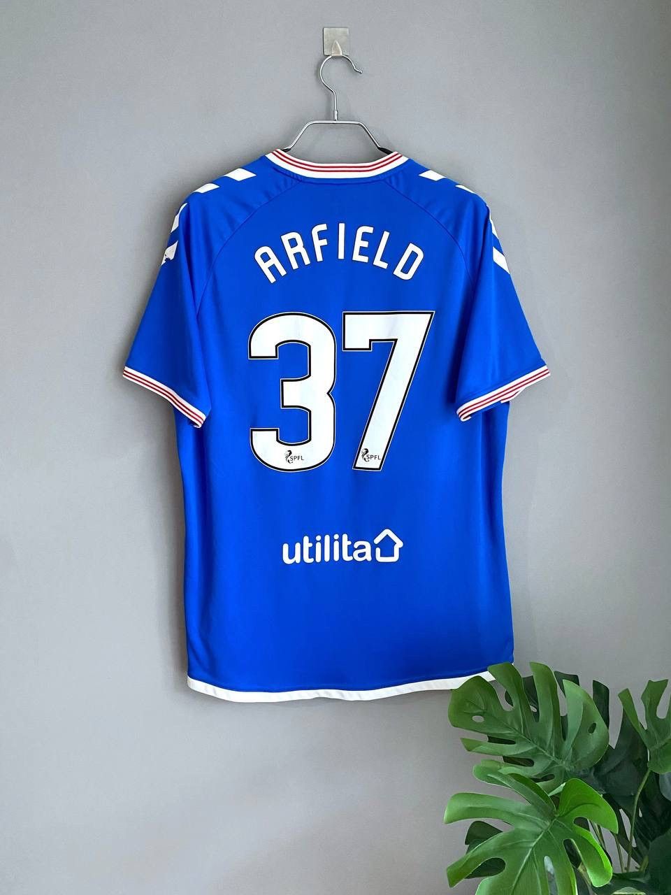 Other FC Glasgow Rangers 2019/20 Home Soccer Jersey #37 ARFIELD, L Size US L / EU 52-54 / 3 - 2 Thumbnail