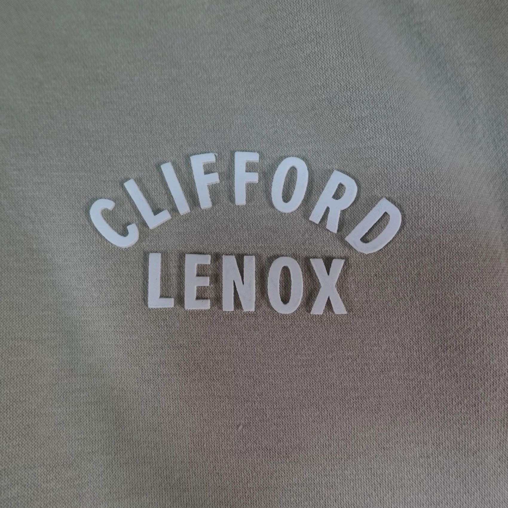 Vintage Clifford Lenox Hoodie Mens XL Beige Pullover Fleece Logo Sweatshirt Pockets Hooded with Drawstring Size US XL / EU 56 / 4 - 2 Thumbnail