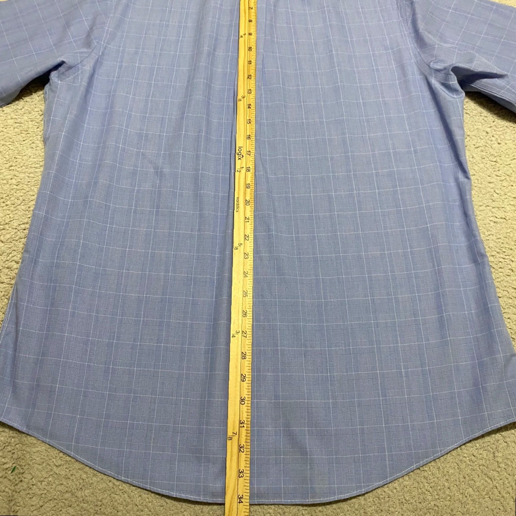 Brooks Brothers Brooks Brothers Mens Shirt 17 Blue Plaid Long Sleeve Button-Front Non Iron Dress Shirt Mens Regular Blue 90s? Size US XL / EU 56 / 4 - 7 Thumbnail