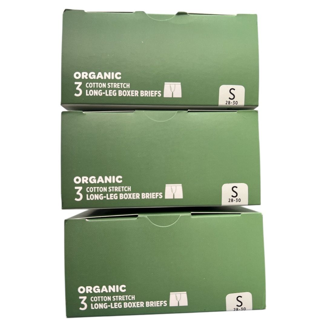 Jockey LOT 3 JOCKEY 9.5" Long Leg Boxer Brief-3 Pack, S Size ONE SIZE - 5 Thumbnail