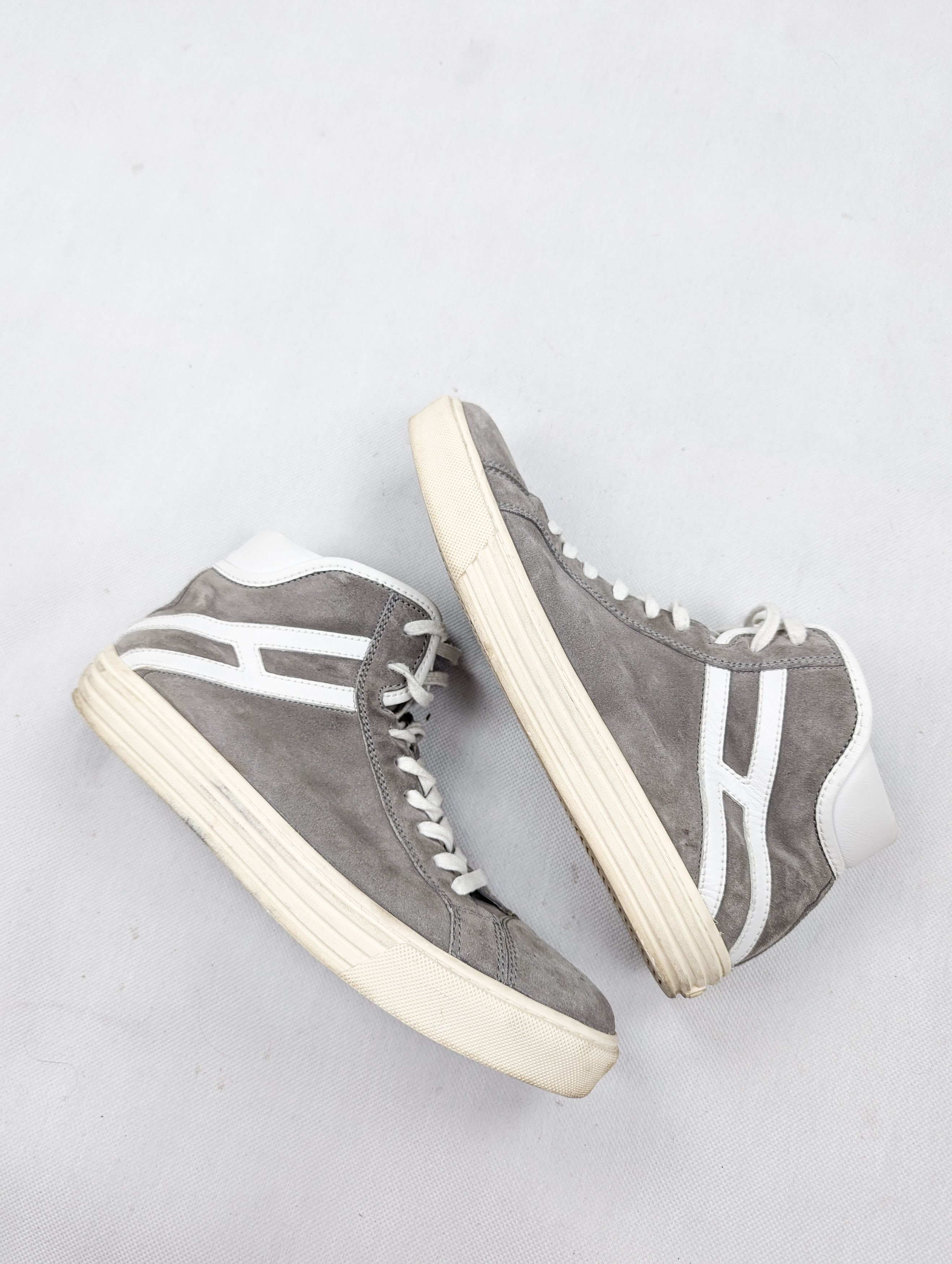 Hogan Hogan grey hi top sneakers Size US 6.5 / EU 39-40 - 1 Thumbnail