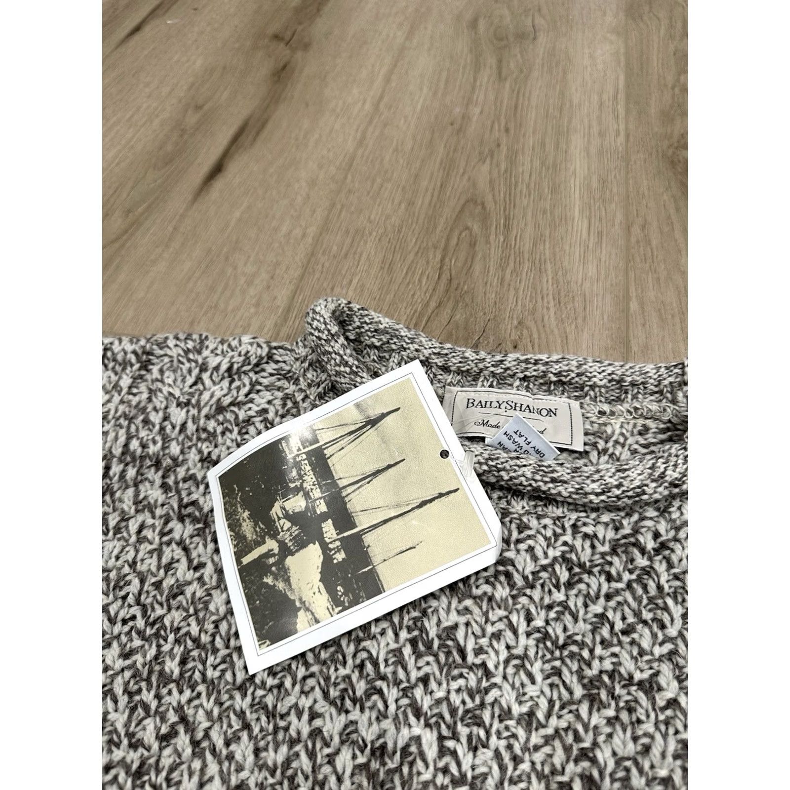 Bally NWT Bally Shanon Sweater L 100% Wool Fisherman Cable Knit Warm Chunky Unisex Size L / US 10 / IT 46 - 6 Thumbnail