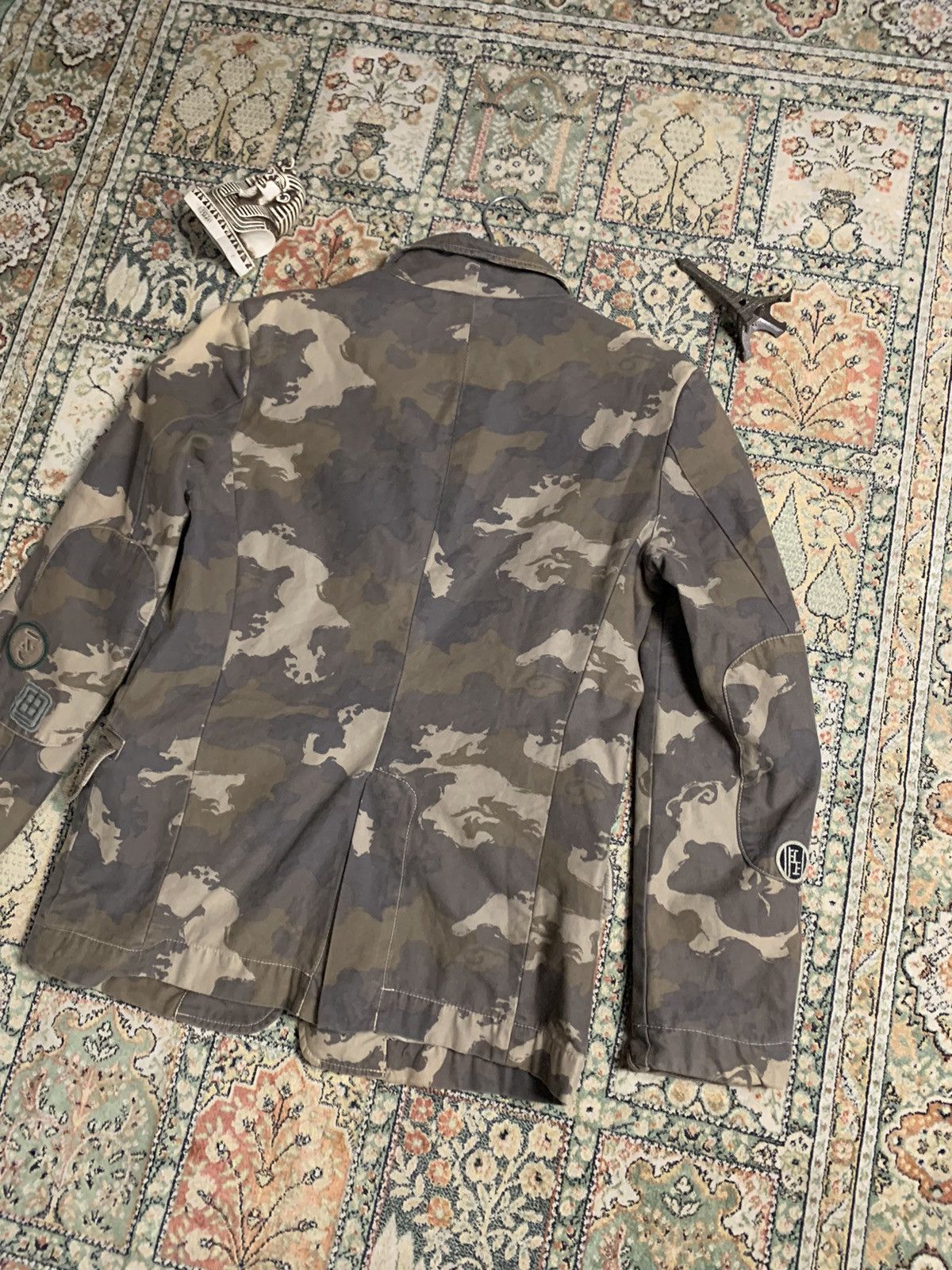 Diesel × Vintage Vintage Diesel Denim Camo blazer Jacket Size US M / EU 48-50 / 2 - 20 Thumbnail