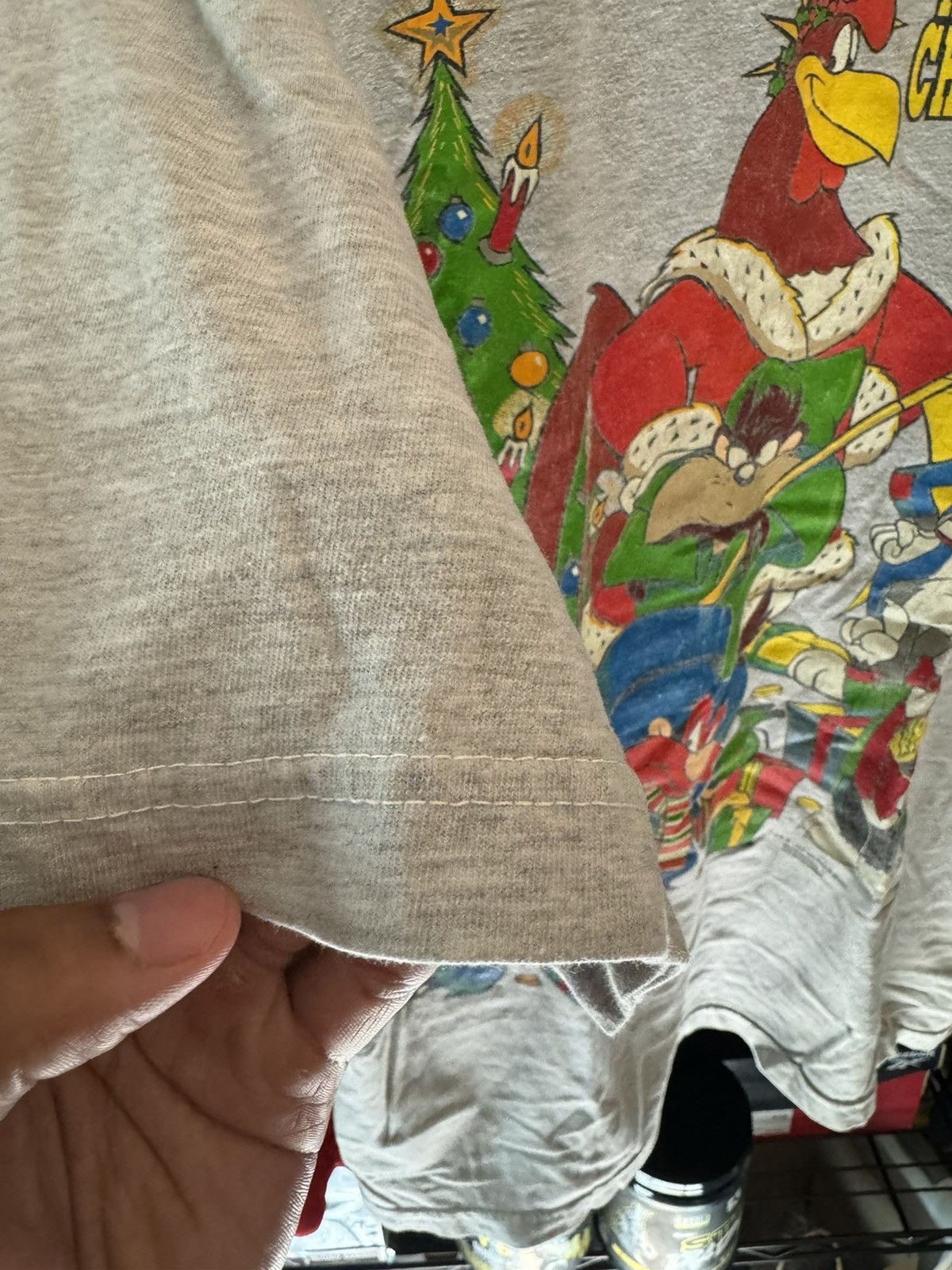 Vintage × Warner Bros Vintage 1993 Looney Tunes Christmas Carol T-Shirt Size US XL / EU 56 / 4 - 6 Thumbnail