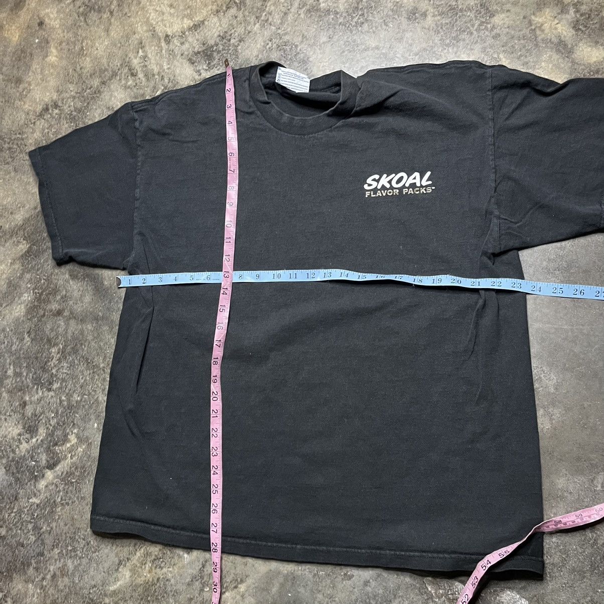 Vintage vintage skoal tobacco dip faded black tshirt Size US XL / EU 56 / 4 - 5 Thumbnail