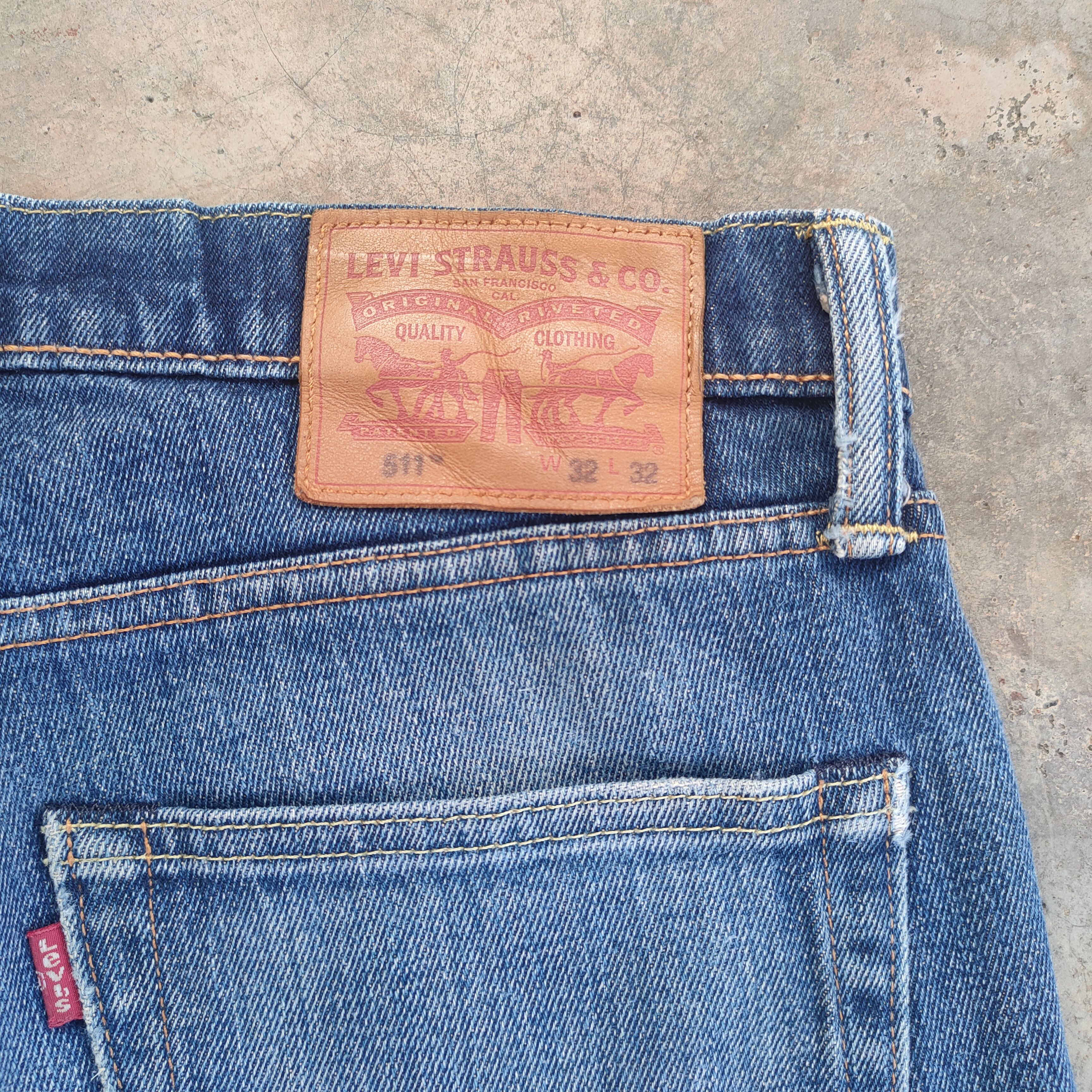 Levi's W30 VINTAGE LEVI'S FADED DISTRESSED RIPPED JEAN DENIM PANTS Size US 30 / EU 46 - 13 Thumbnail