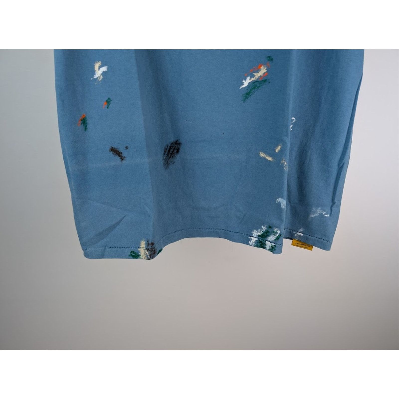 Gallery Dept. o1rshd1 Q:2 / Vintage Logo Painted T-Shirt in Dusty Blue Size US XXL / EU 58 / 5 - 4 Thumbnail