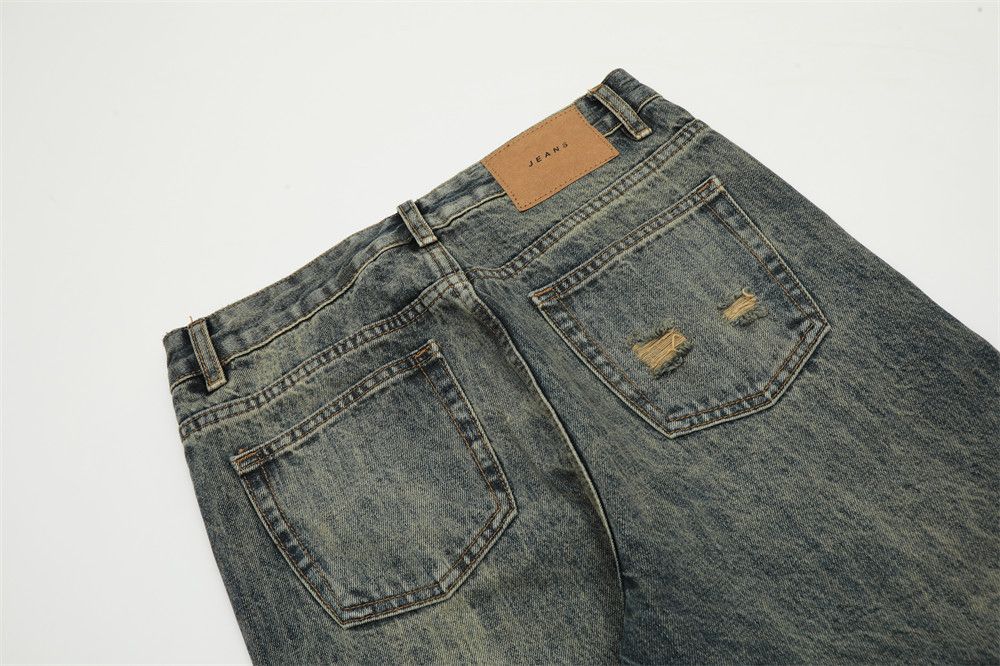 Japanese Brand × Vintage Men's trendy ripped distressed washed jeans Size US 32 / EU 48 - 5 Thumbnail