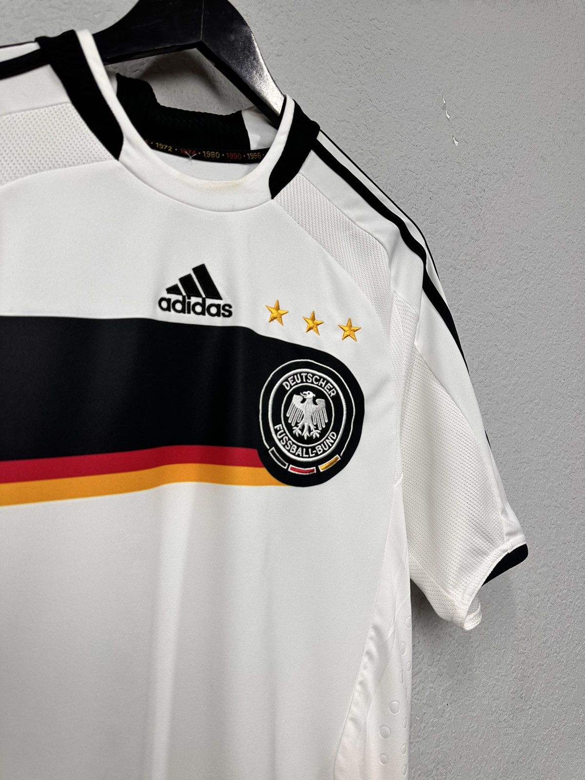 Adidas ADIDAS GERMANY 2008/09 DEUTSCHLAND SOCCER FOOTBALL JERSEY Size US M / EU 48-50 / 2 - 3 Thumbnail