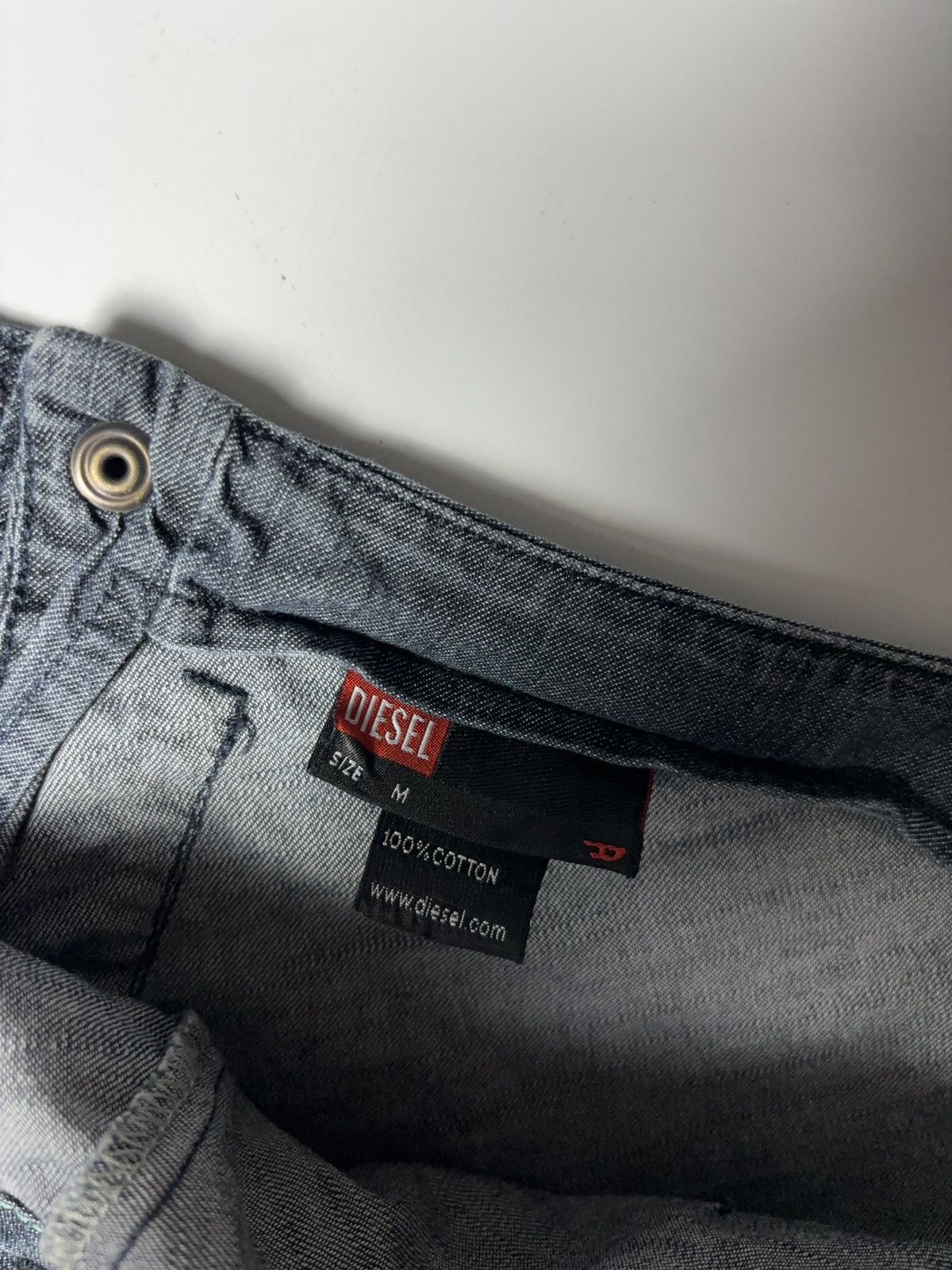 Diesel × Vintage DIESEL VINTAGE DENIM CORSET TANK TOP Size M / US 6-8 / IT 42-44 - 6 Thumbnail