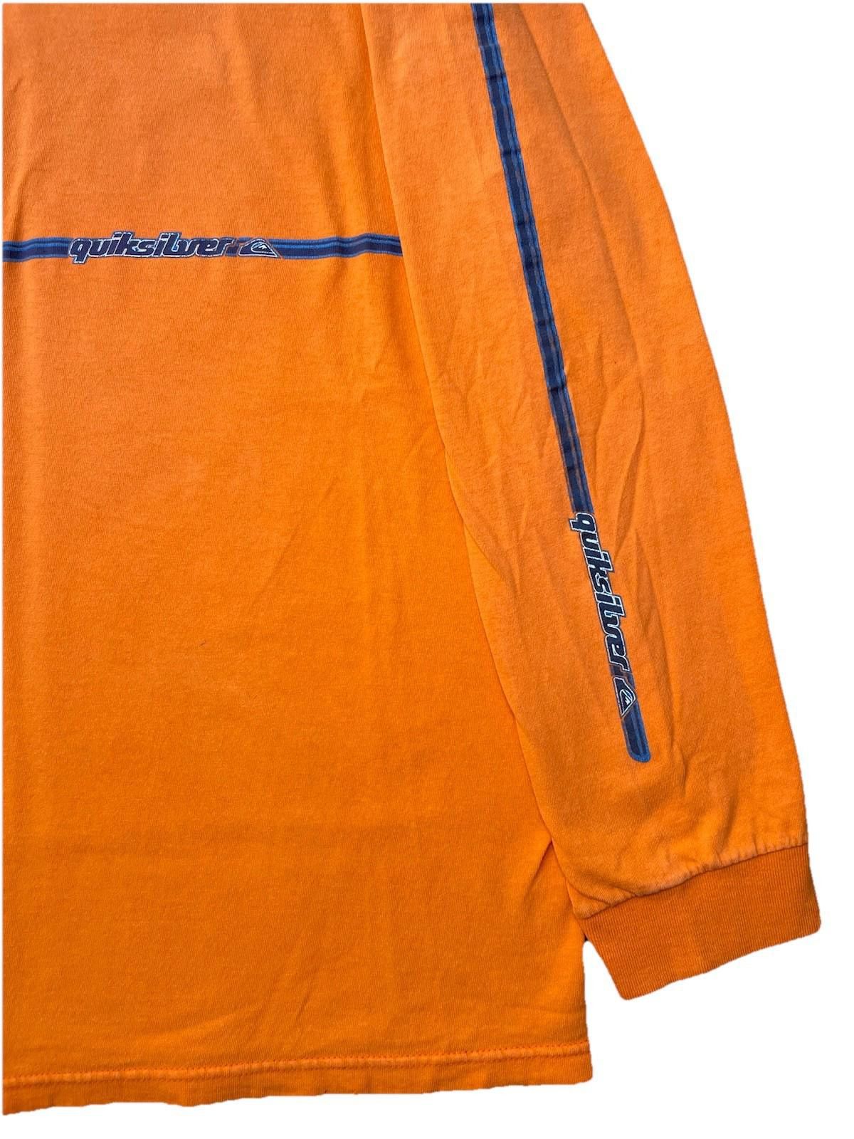 Quiksilver VTG 90s Quicksilver Surf Orange Longsleeve Large 21.5”x28.5” Size US L / EU 52-54 / 3 - 3 Thumbnail