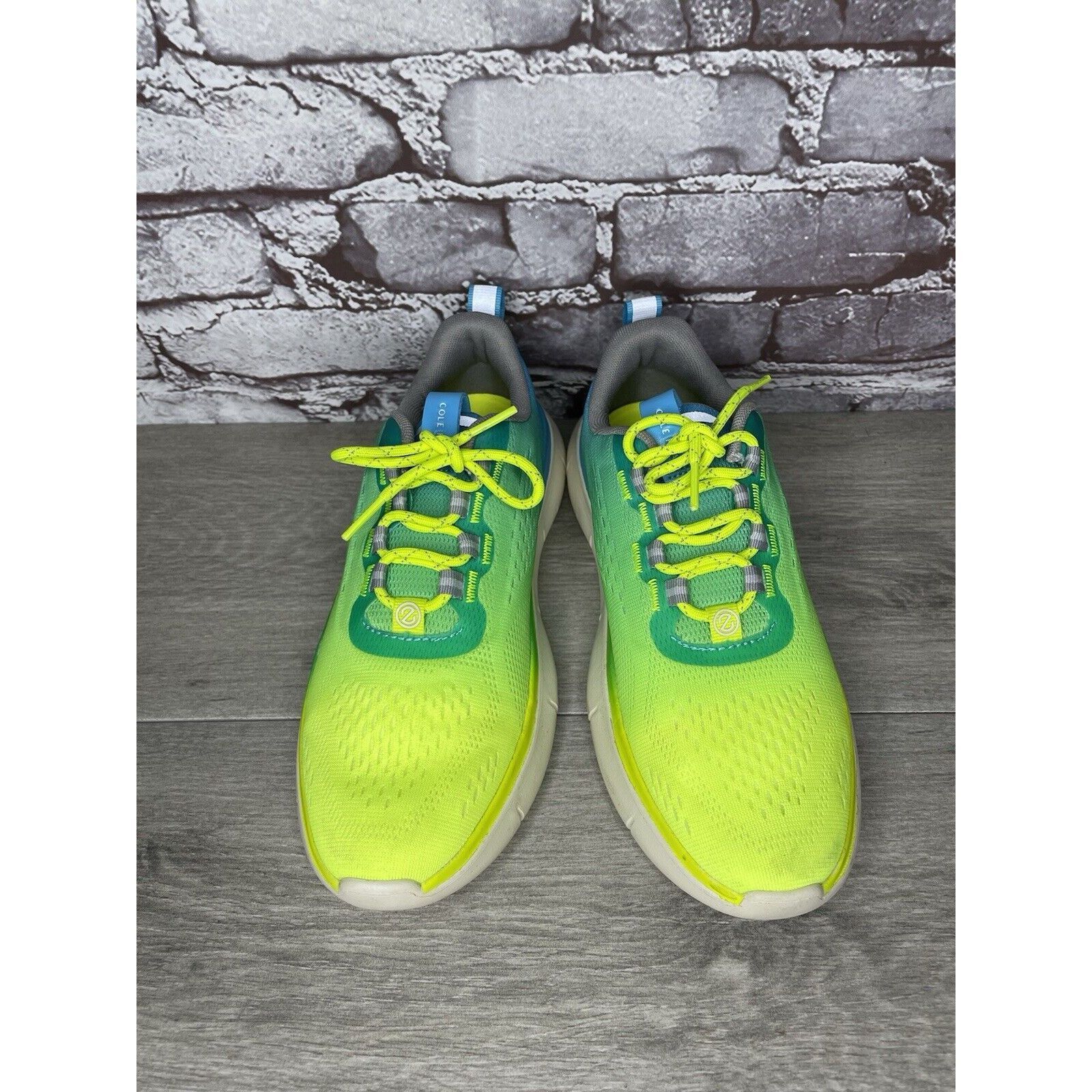 Cole Haan Cole Haan Zero Grand 212850 Journey Blue Yellow Synthetic Sh Size US 7.5 / IT 37.5 - 23 Thumbnail